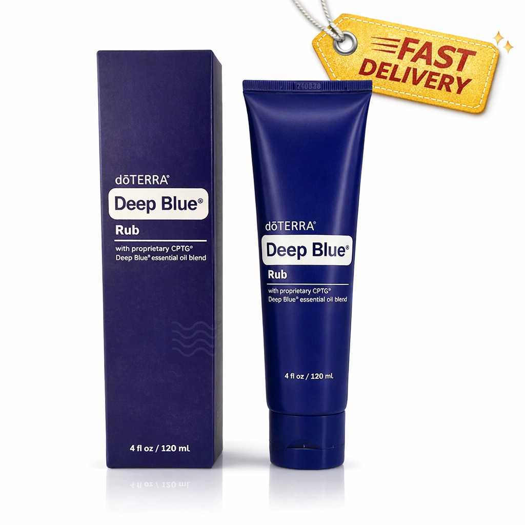DoTERRA Deep Blue doterra Rub Body Cream – 4 oz EXP:02/2027