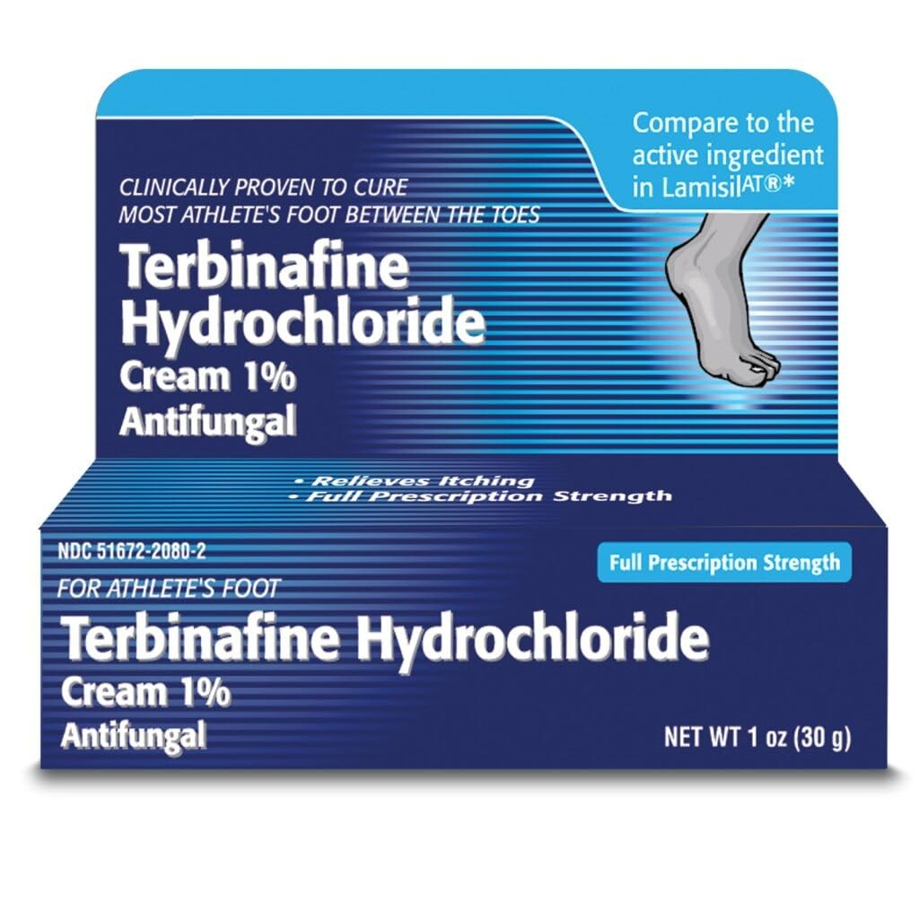 TARO Terbinafine Hydrochloride antifungal Cream 1% – Athletes Foot Cream…