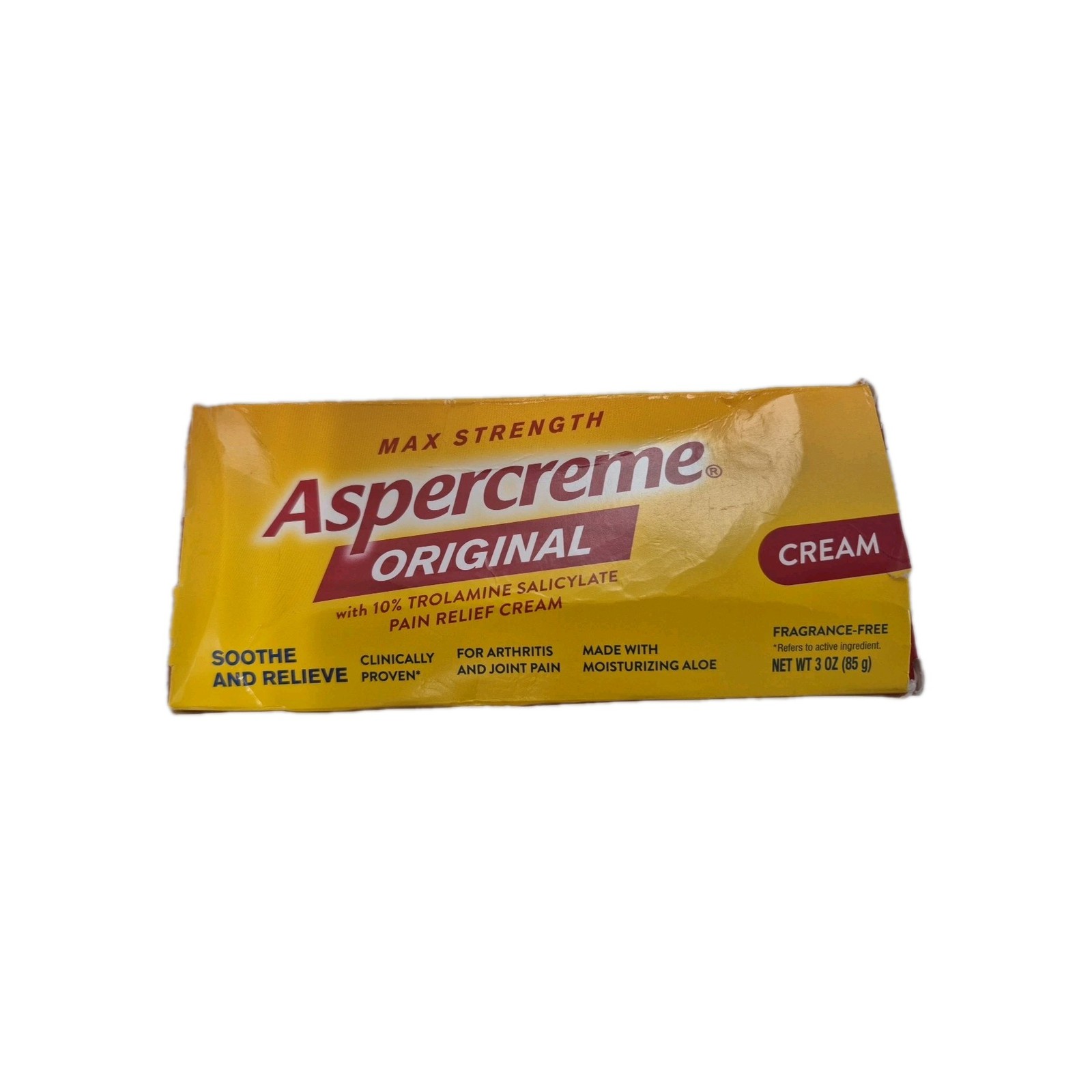 Pain Relief Cream Maximum Strength With Aloe, 3 oz Exp: 11/2026