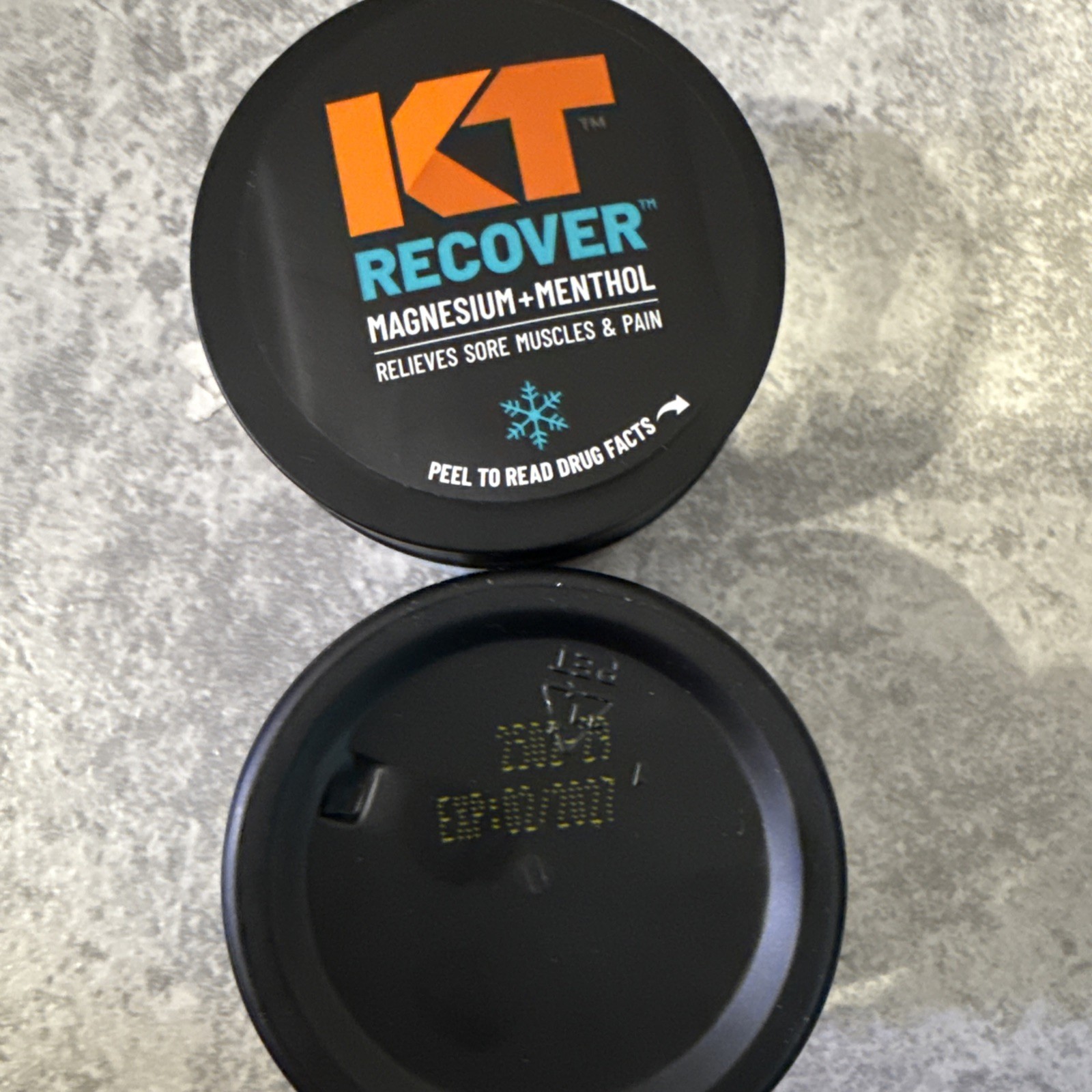KT Health, Magnesium Cream, Recover – Cools and Relieves Muscles 4 Oz Lot Of 2