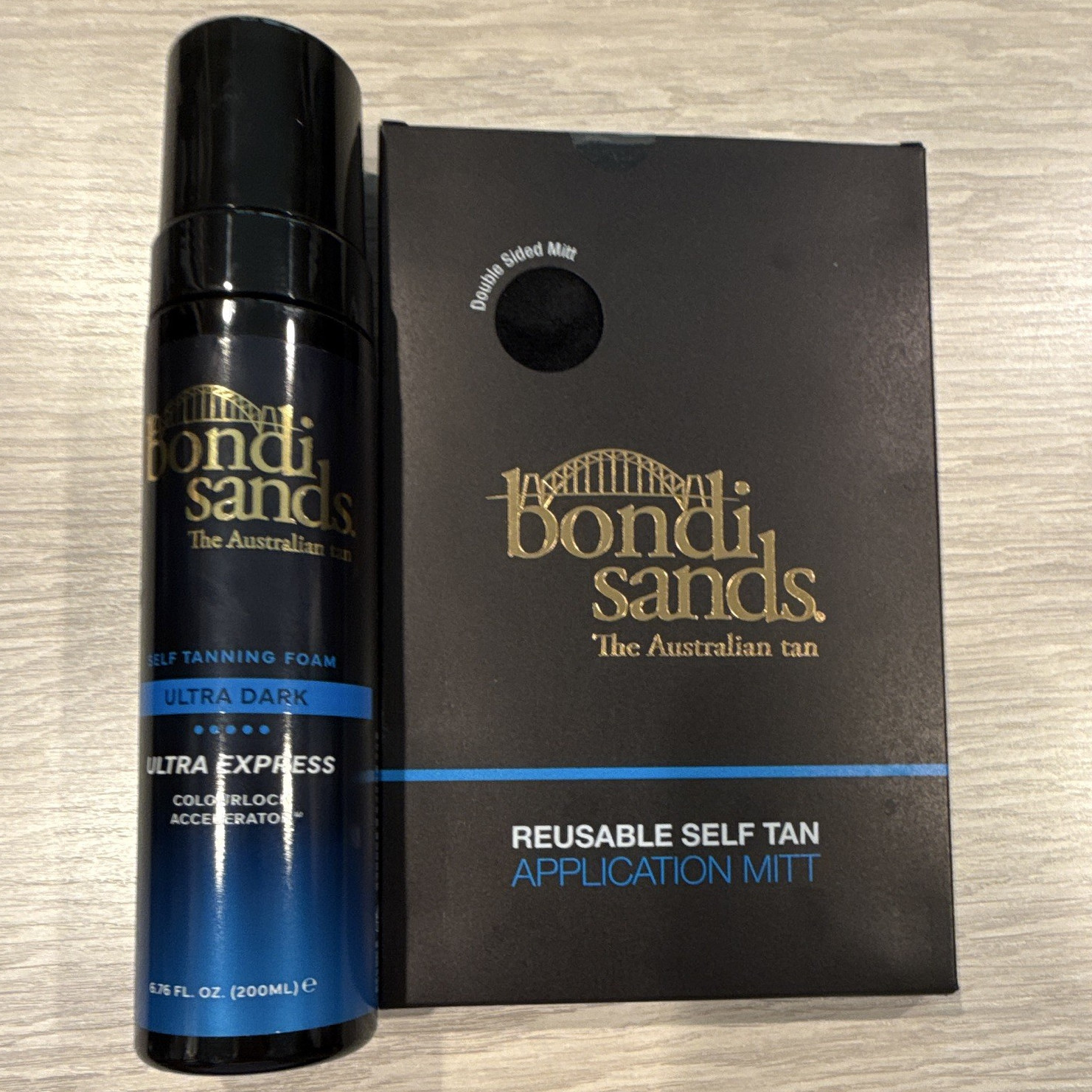 Bondi Sands Ultra Express Fast Acting Foam 6.76 fl oz + Mitt, No Fragrance
