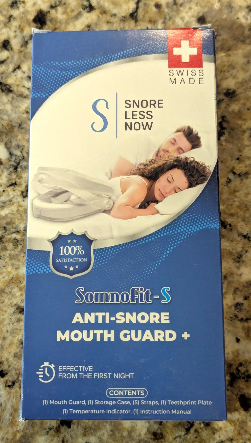 Somnofit-S Anti-Snore Mount Guard Snore Less Now Swiss Made