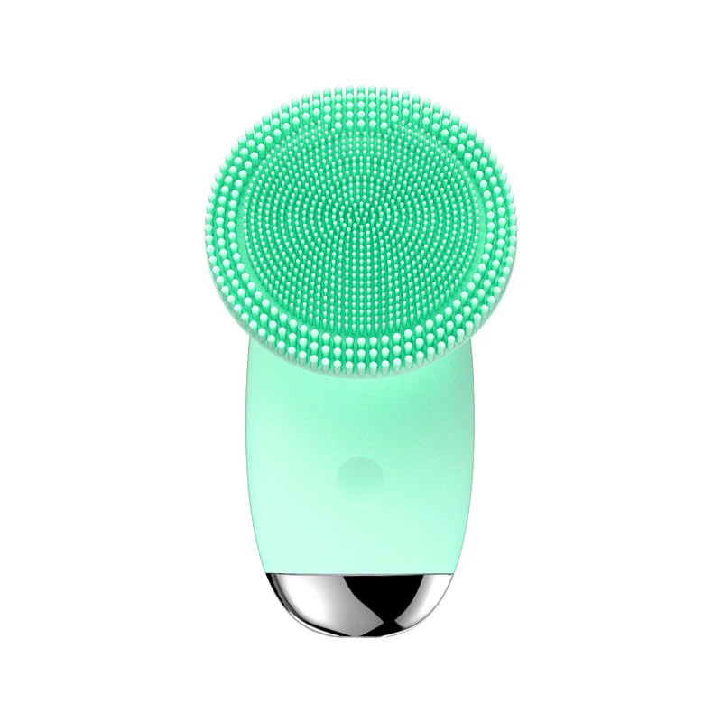 Waterproof Electric Facial Cleansing Brush Silicone Rechargeable Introducer Beau