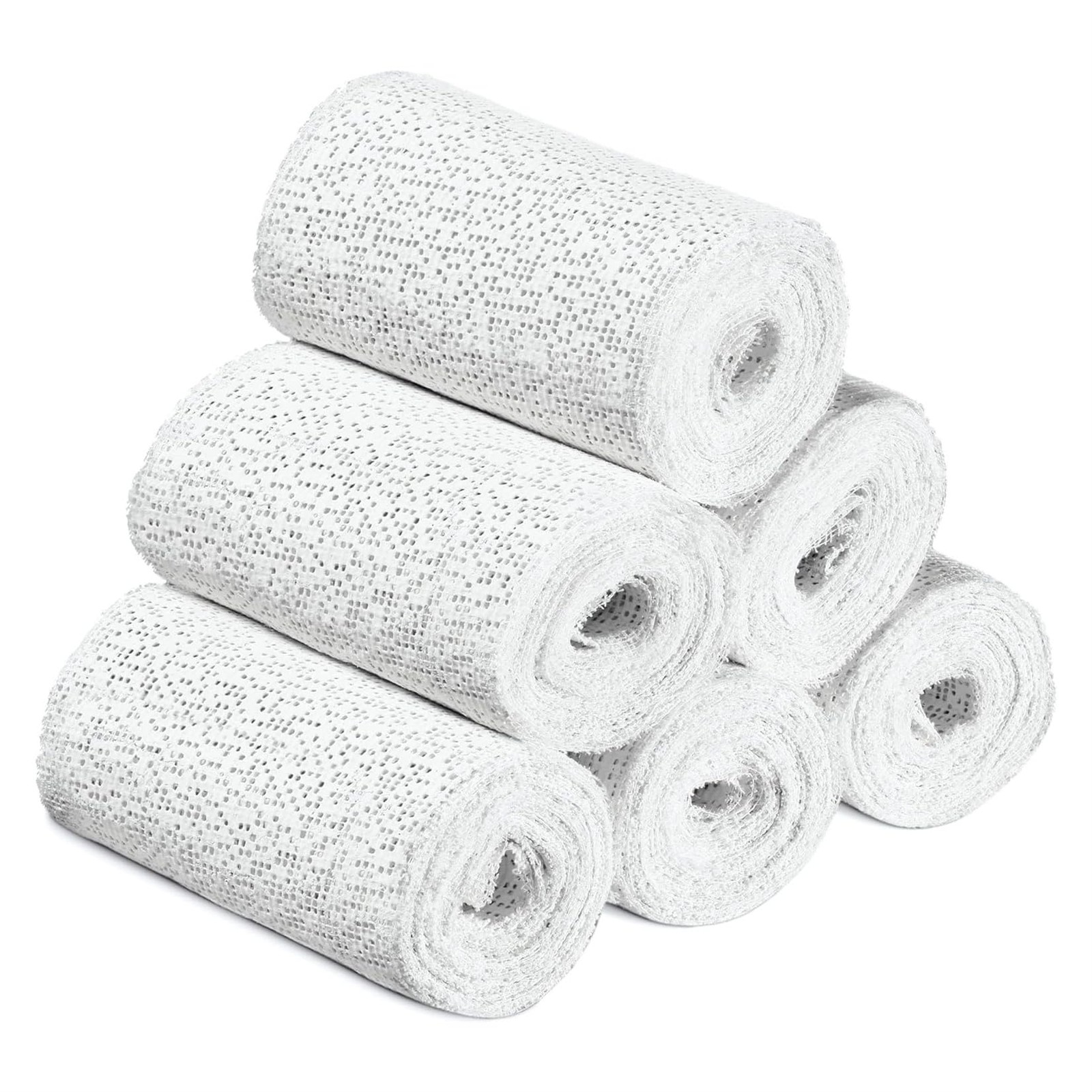 Plaster Coth Rolls 6 Pack Plaster Gauze Bandage Plaster Strip Gauze Wrap for Bod