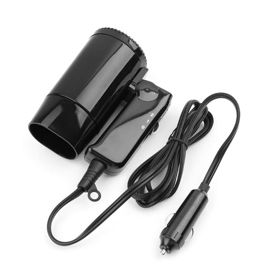 Portable 12V Vehicle Car Hair Dryer Hot Cold Folding Blower Window Defroster