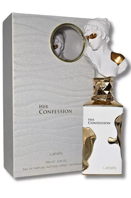 attafa Her Confession Eau de Parfum for Women – Vanilla White Floral Fragrance