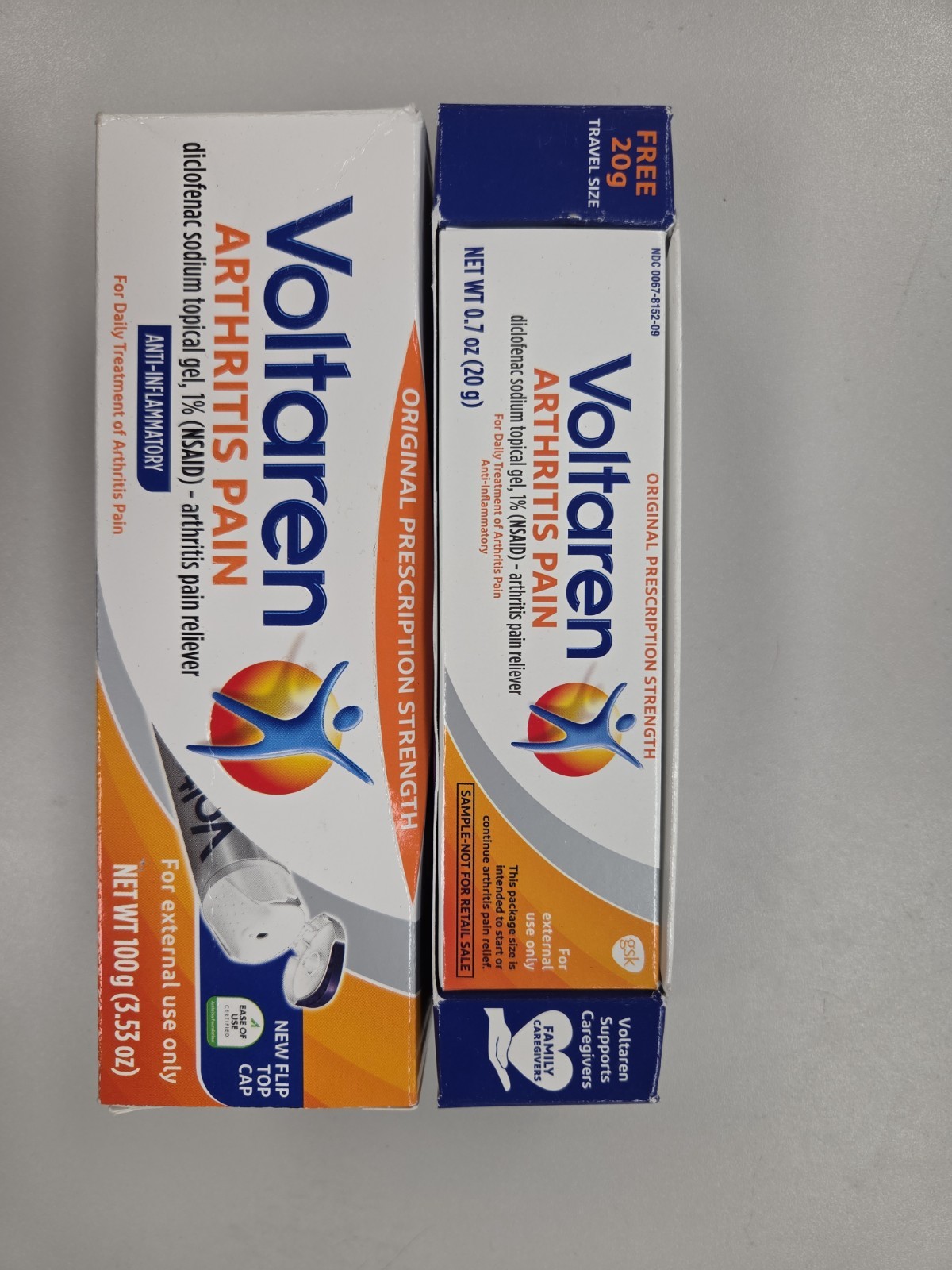 2 Pack Voltaren Arthritis Pain Reliever Twin Pack – 7.06oz Each Box 10/26