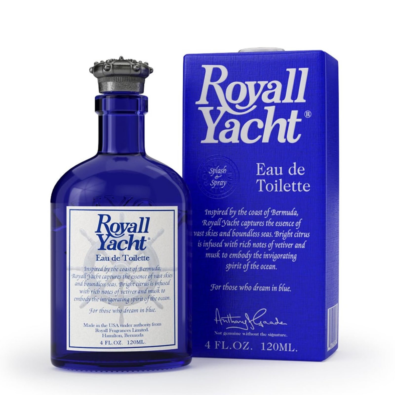 New Royall Yacht by Royall Fragrances Eau de Toilette Spray for Men, 4 fl oz