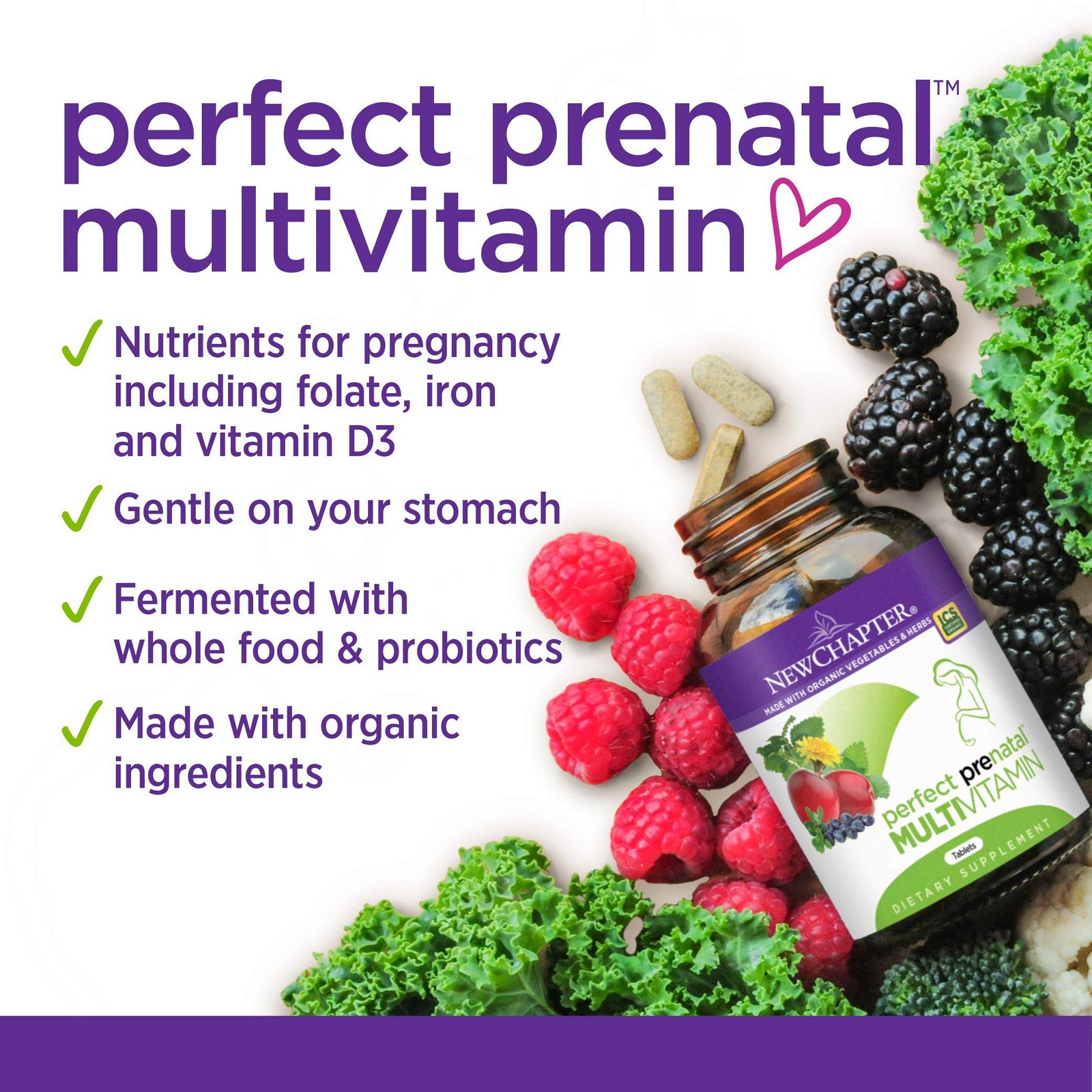 New Chapter Organic Perfect Prenatal, 192 CT