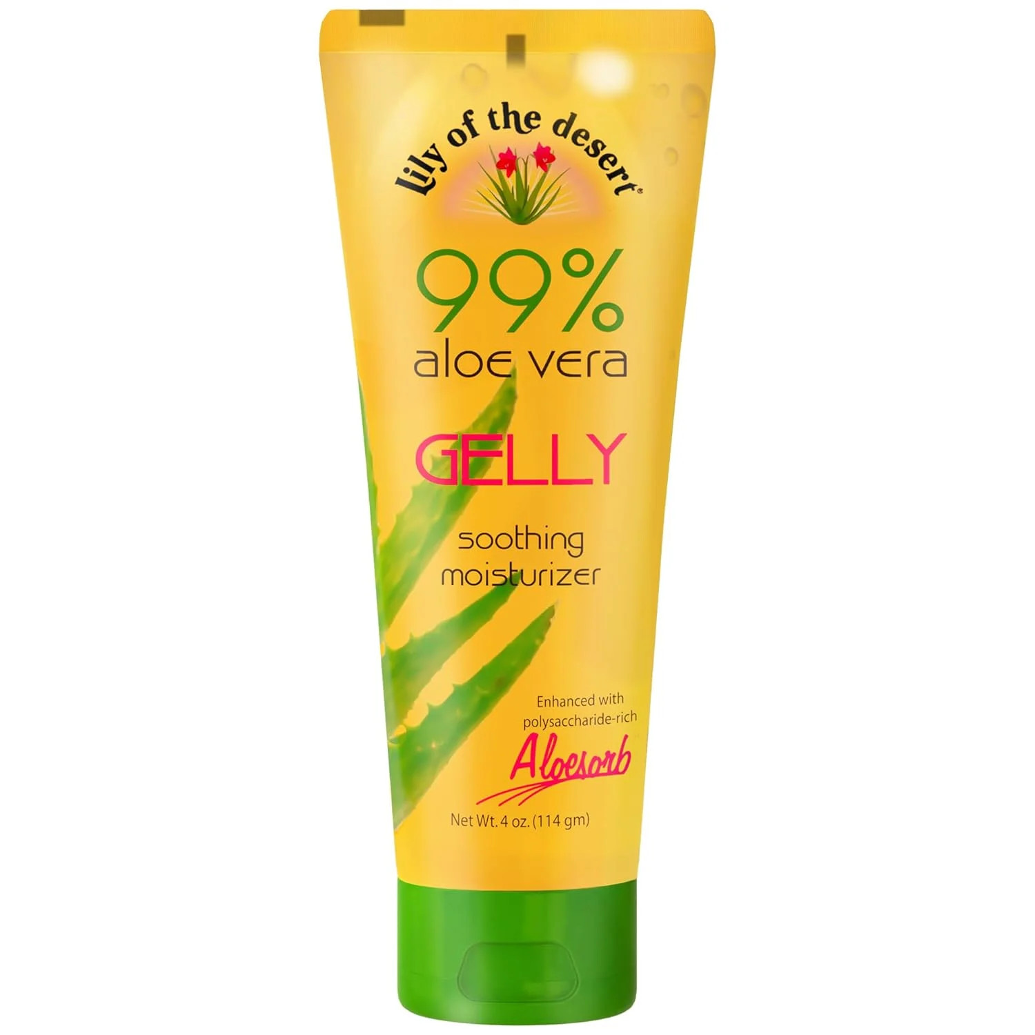 Lily Of The Desert Gelly Moisturizer – 99% Organic Aloe Vera Gel for Skin, After