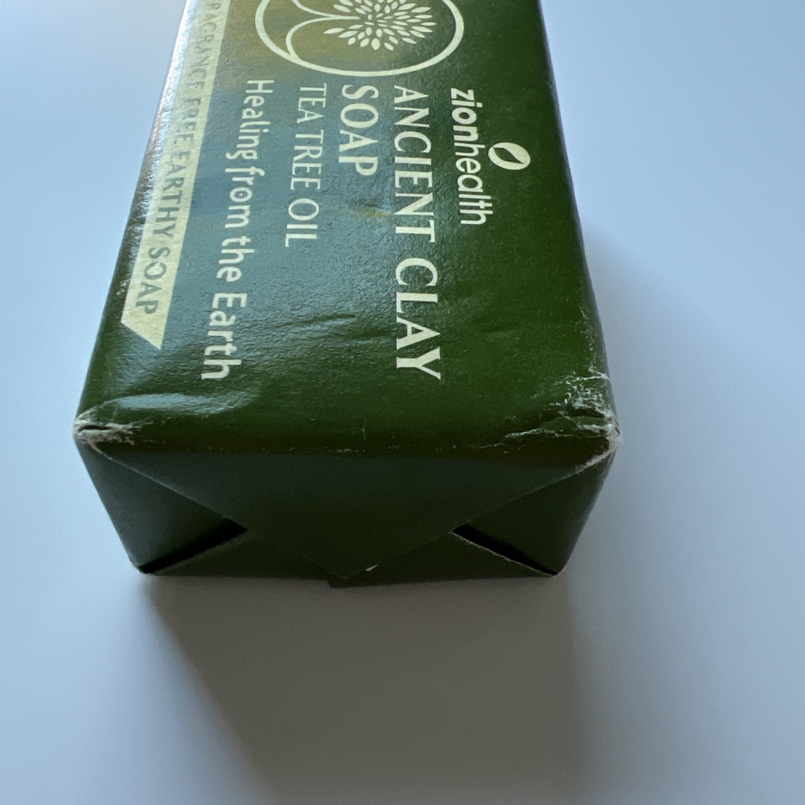 Zion Health Ancient Clay Soap with Tea Tree Oil Fragrance-Free 6 oz Bar Soap