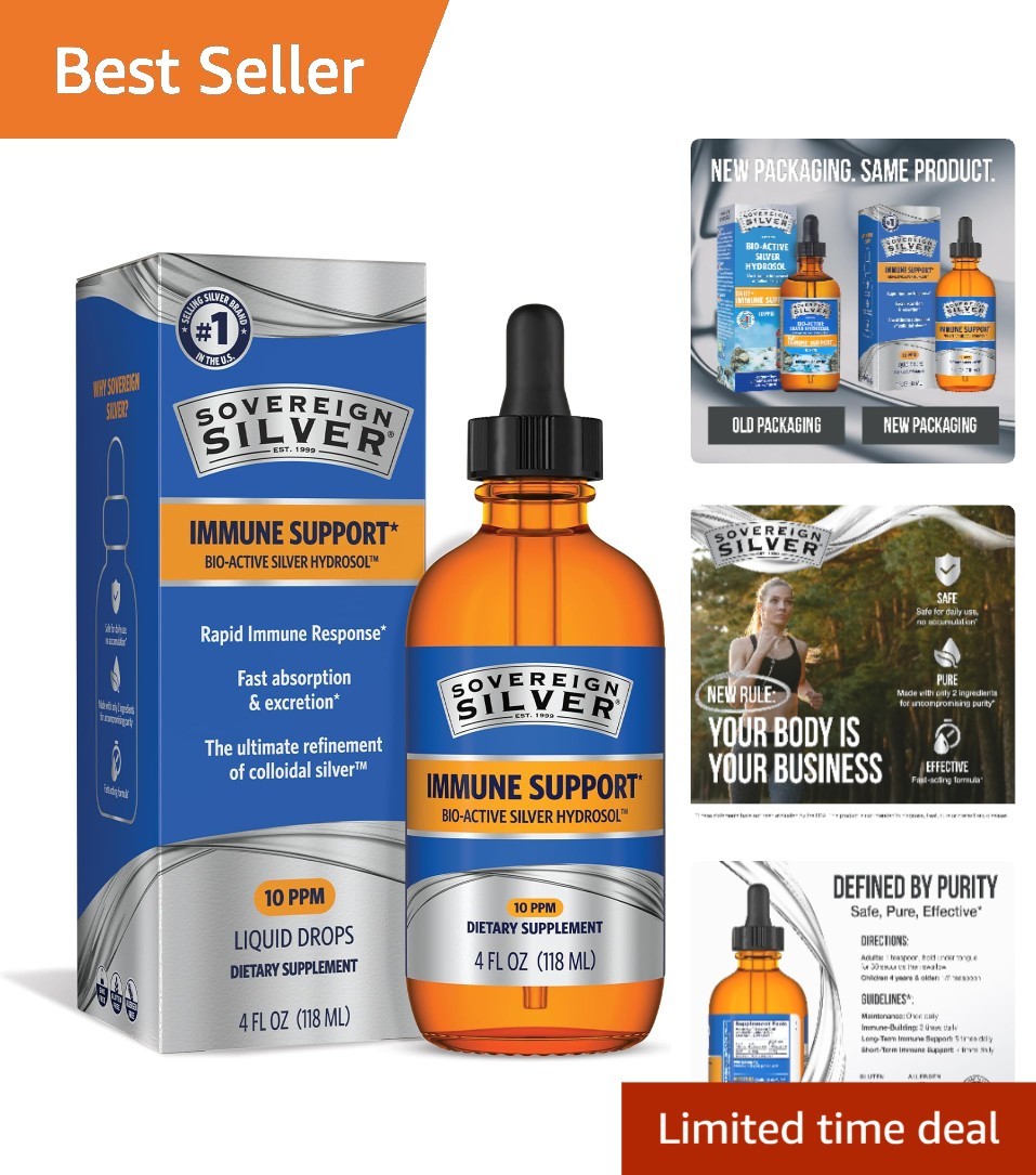 -Active Silver Hydrosol: Pure Immune Support with 10 PPM Colloidal Silver