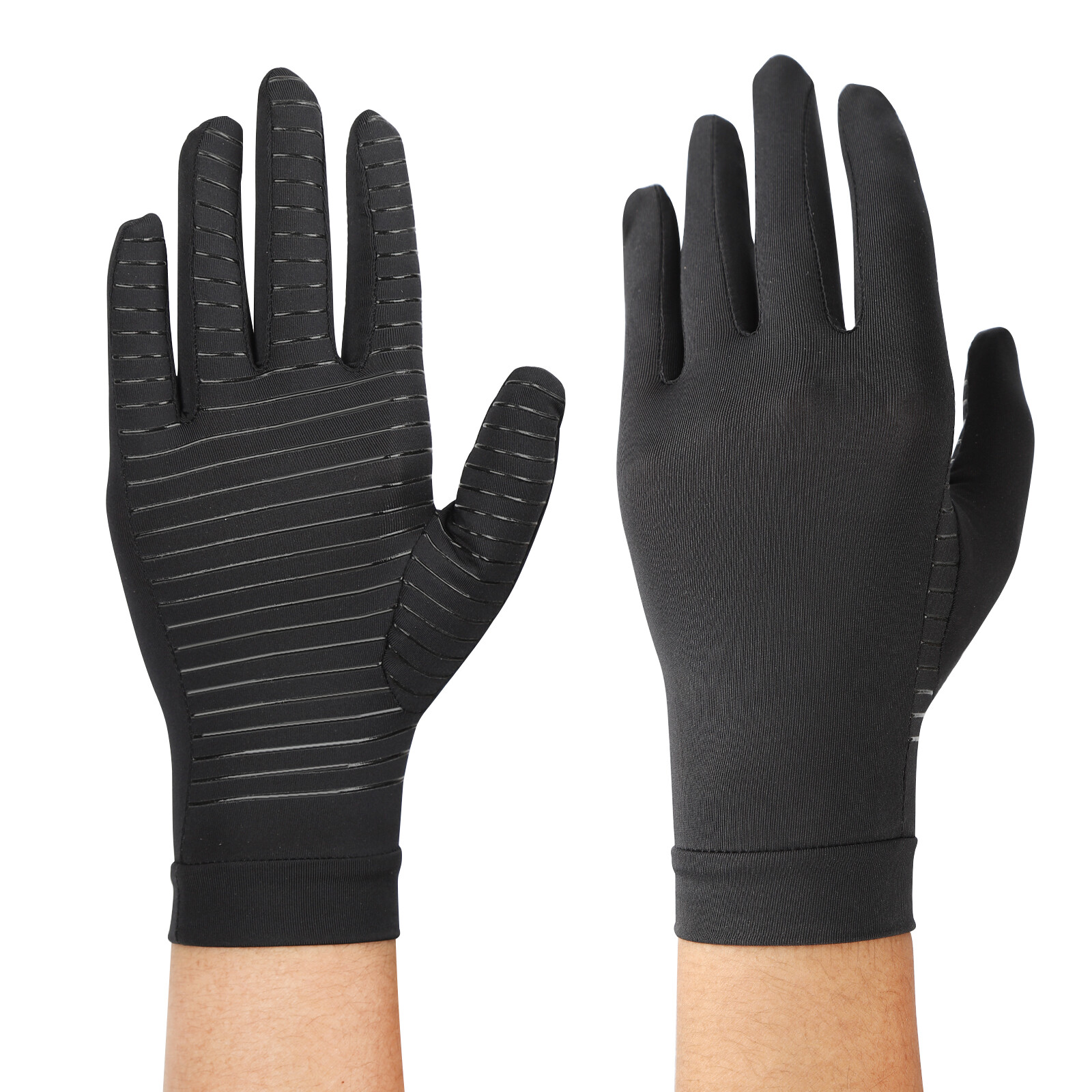 Copper Arthritis Compression Gloves Hand Wrist Brace Support Joint Pain Relief