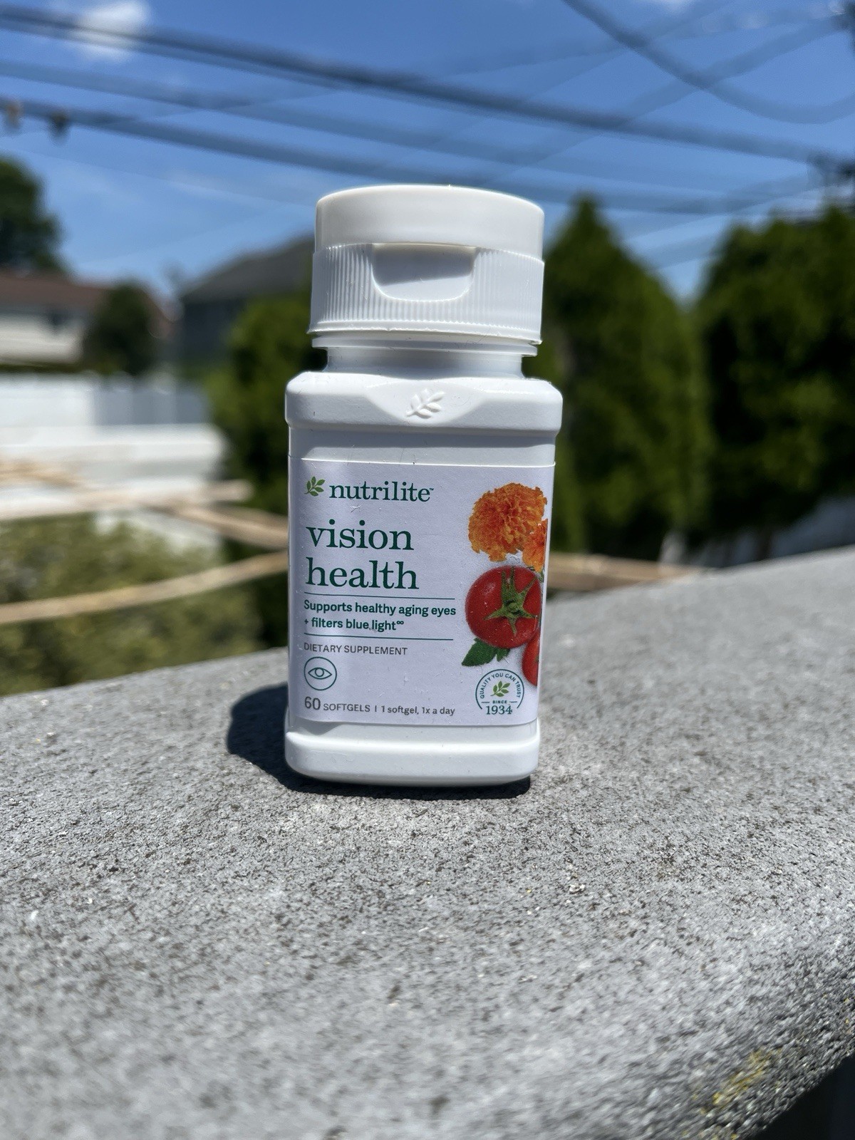 Nutrilite Vision Health Dietary Supplement 60 Softgels, Exp 02/2028 New Sealed