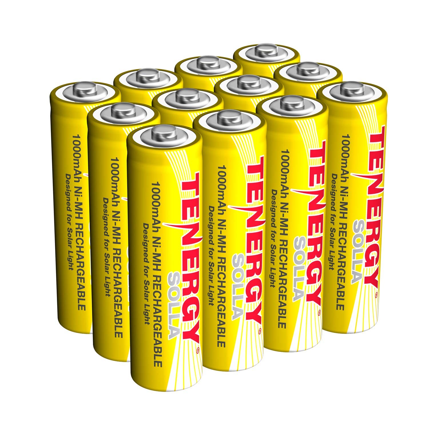 Power Solar Garden Lights For 5+ Years – 12 Pack AA Batteries