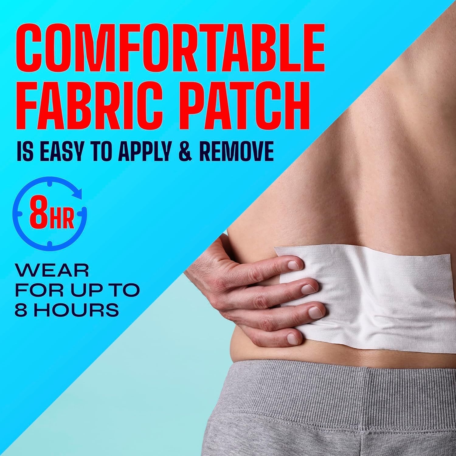 Comfort-Fit Lidocaine Pain Relief Patches – 5 Count for Targeted Pain Relief