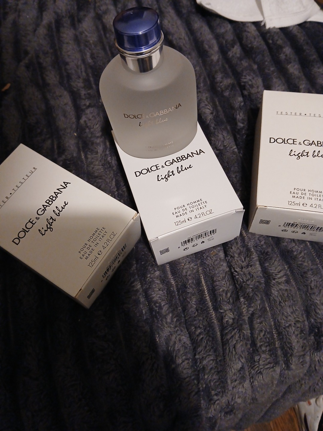 Light Blue by Dolce & Gabbana 4.2 oz EDT Cologne for Men Tester with Cap 125 ml