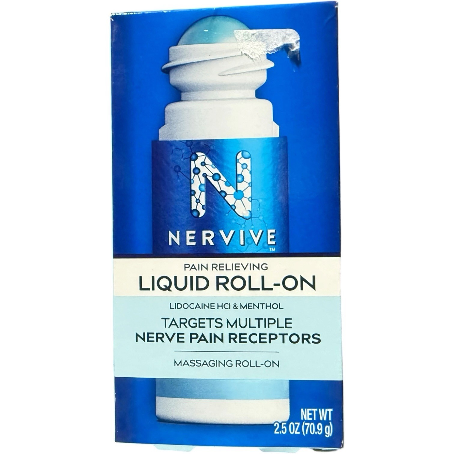(3) Nervive Pain Relieving Liquid Roll-On – 2.5oz Each Box Exp. 11/2027