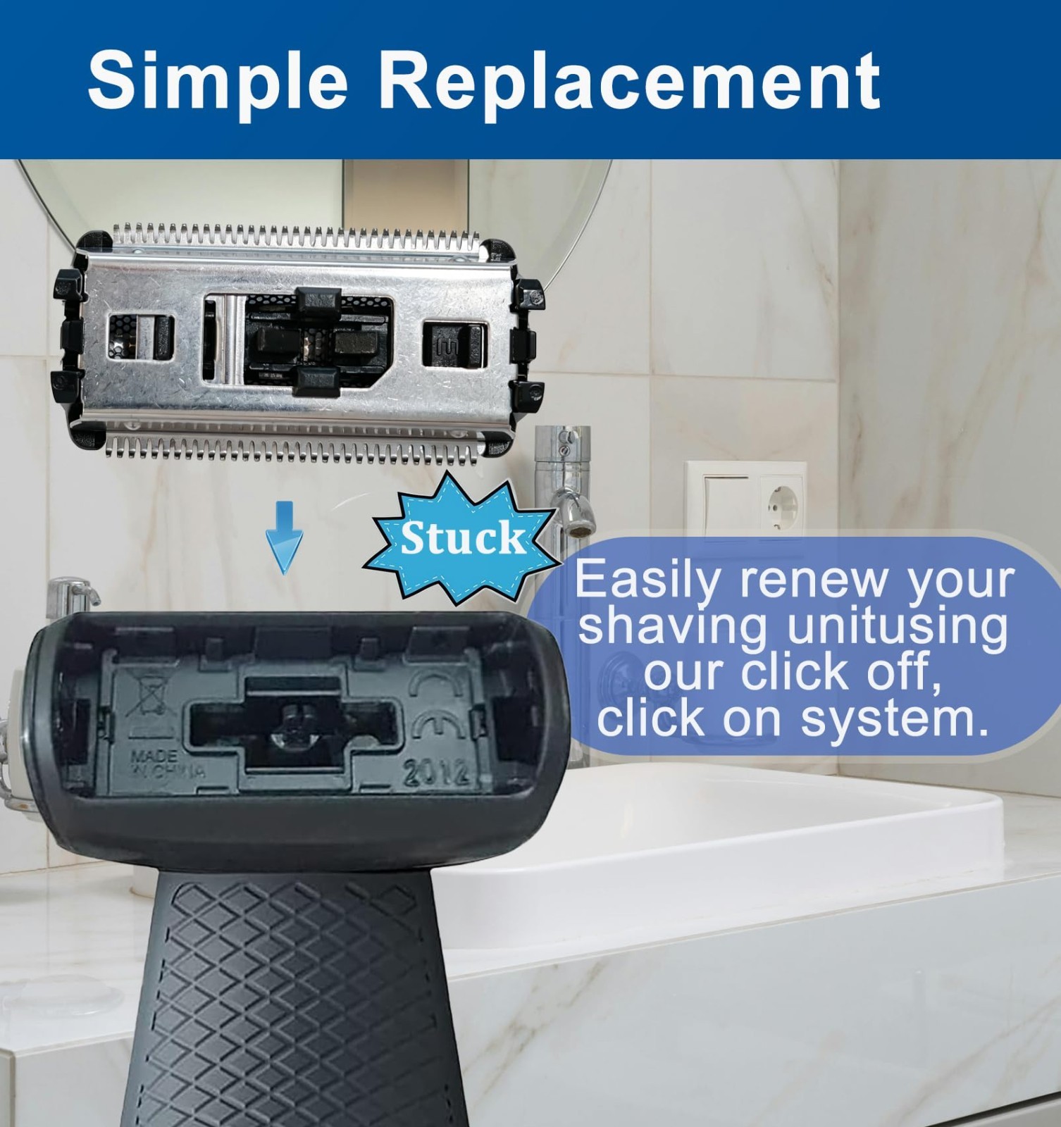 Replacement Head for Philips Norelco Body Groomer – 2 Pack, Compatible & Durable