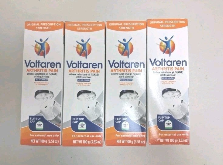 4 Voltaren Arthritis Pain Topical Gel 3.53 oz.