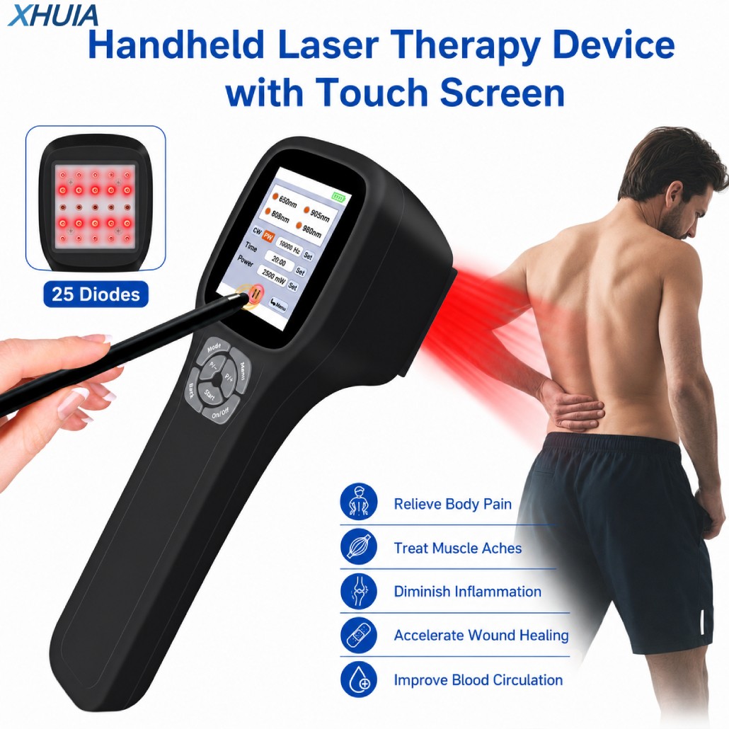 2500mW Cold Laser Therapy Device for Deep Tissue Repair 650nm+808nm+905nm+980nm