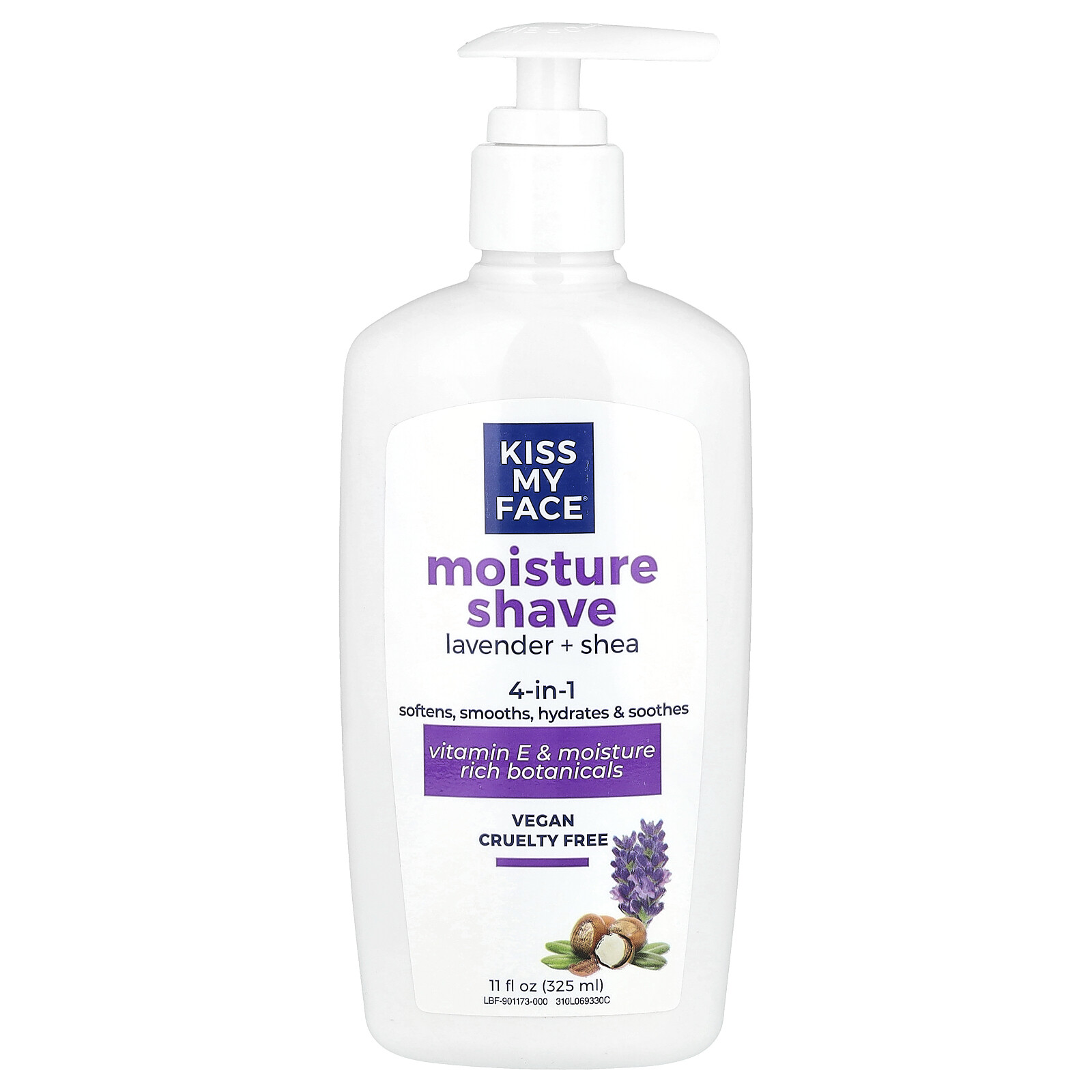 4 in 1 Moisture Shave, Lavender + Shea, 11 fl oz (325 ml)