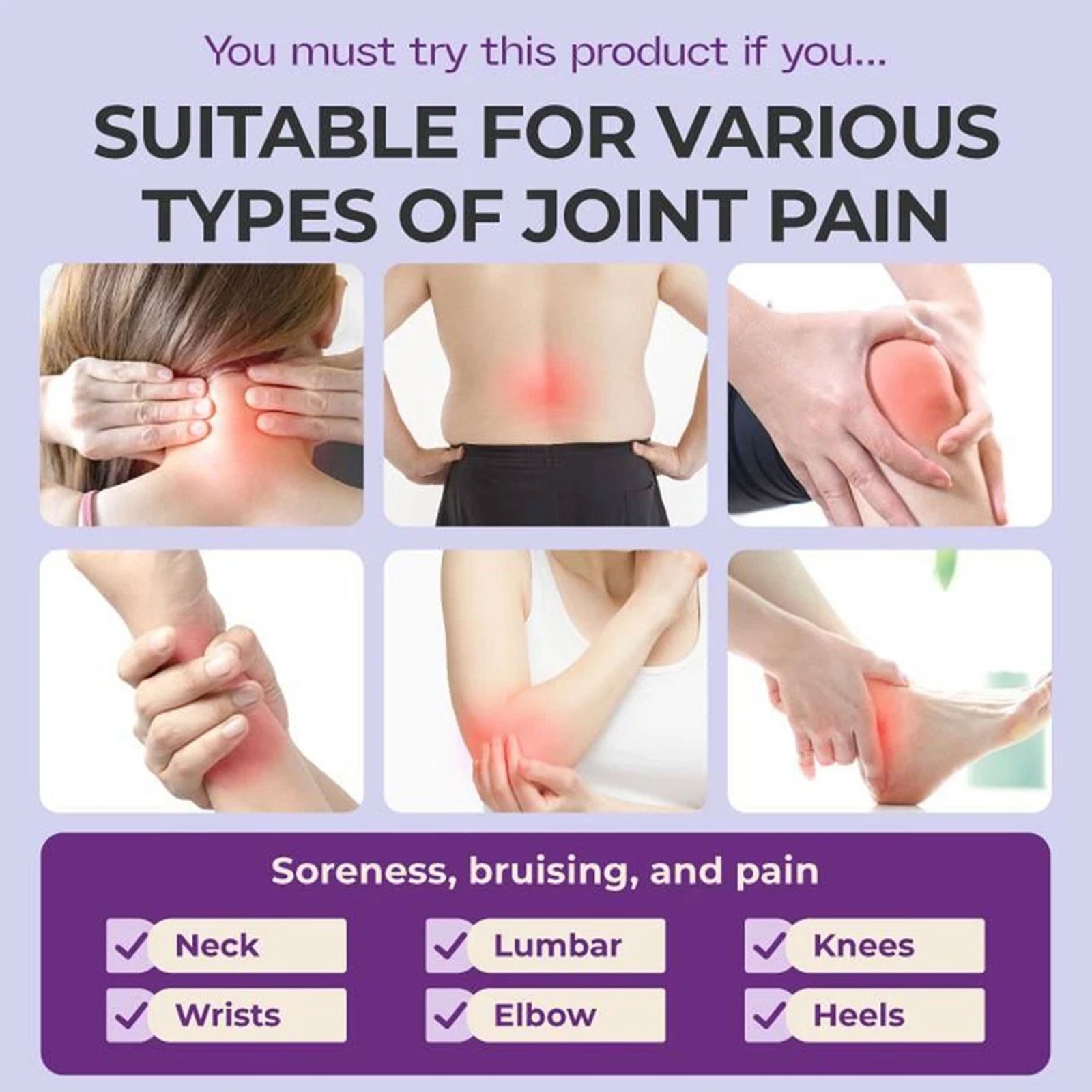 Joint Pain Gel Fast Acting Gel, Soothing Pain Massage Gel, 100g