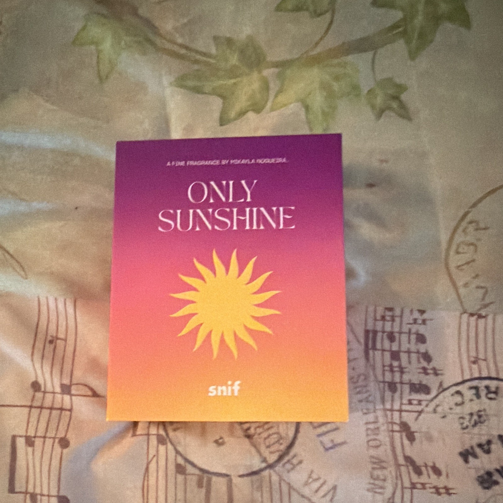 snif Only Sunshine Eau de Parfum Spray, Travel Size 30 mL, Bergamot & Jasmine