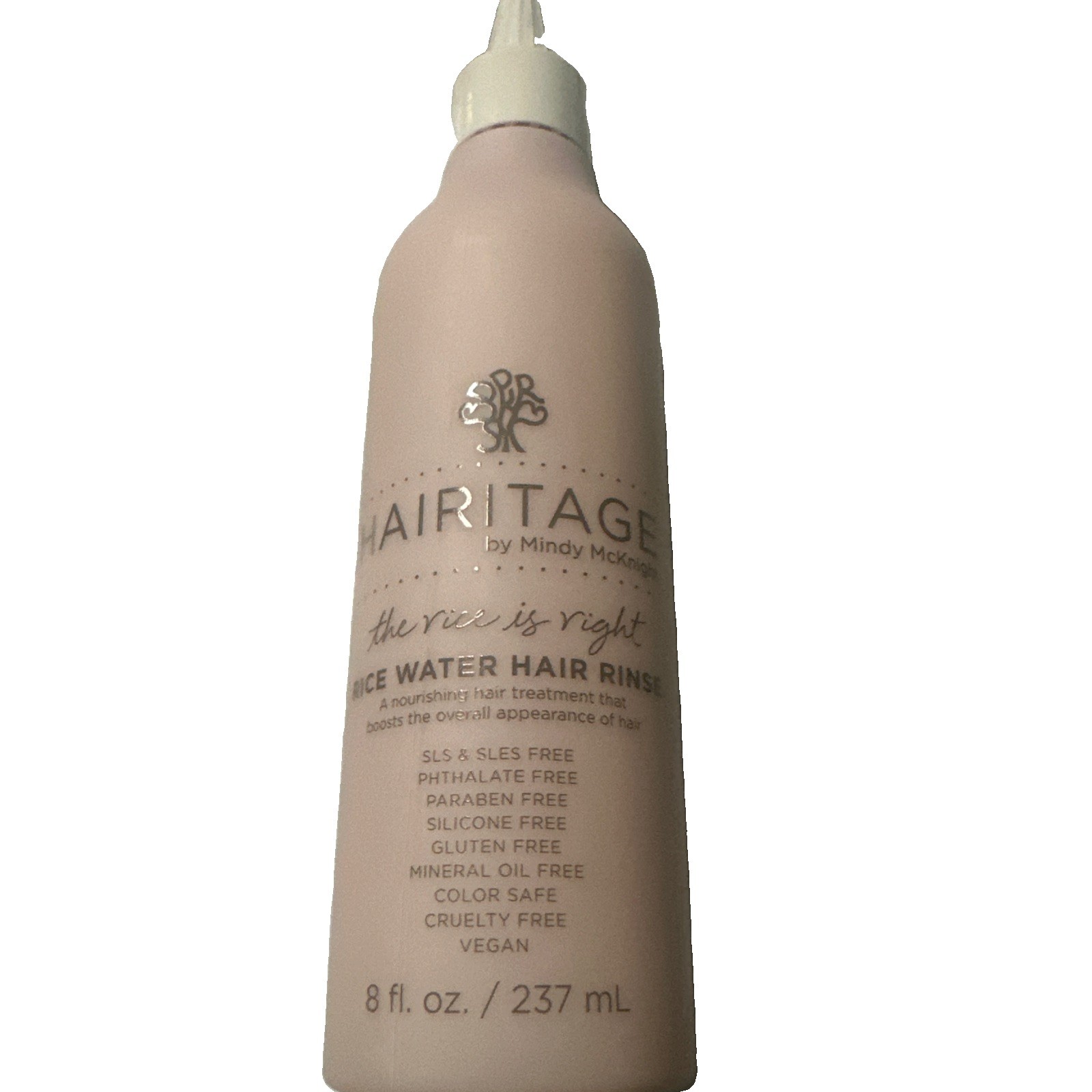 Hairitage The Rice Is Right Water Hair Rinse 8 Ounce (Pack of 1), Clear