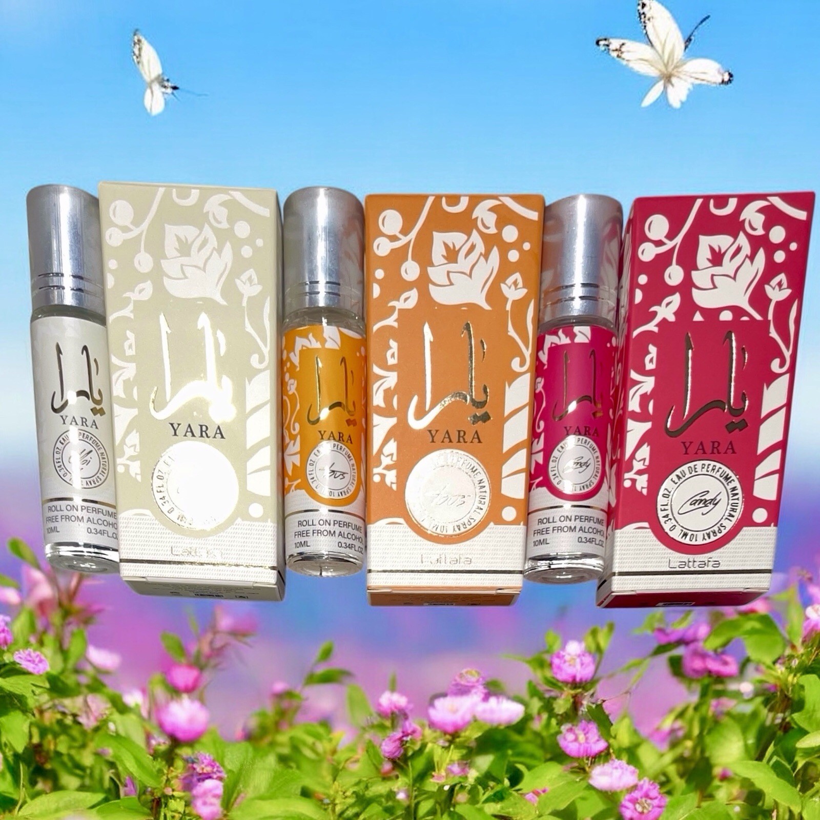 Lot of 3 | Lattafa Roll-On | EDP| Yara, Candy & Moi (10ml / 0.34 oz each) ✨