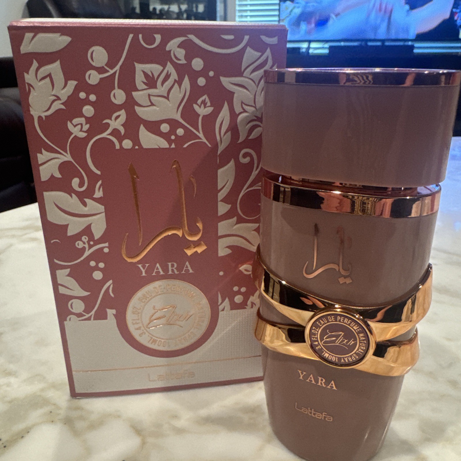 Lattafa Yara Elixir 3.4 OZ Eau De parfum Women Spray New Launched