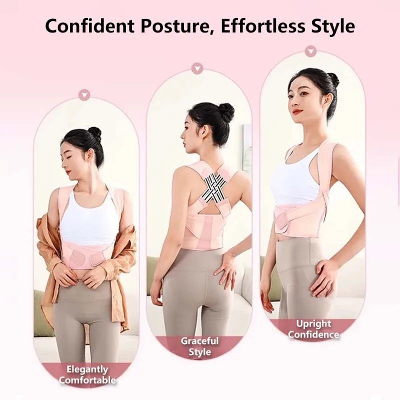 Back Brace Posture Corrector Women Men Shoulder Straightener Adjustable Support