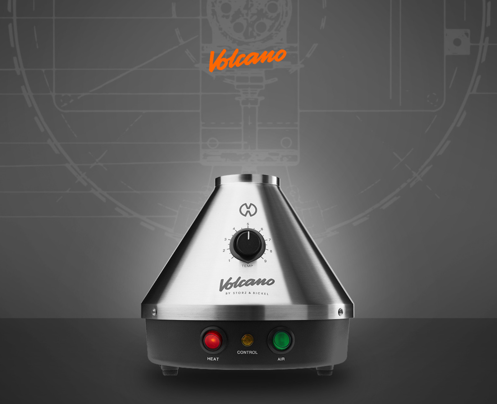 STORZ & BICKEL Volcano Classic SILVER W/ Easy Valve Starter Set
