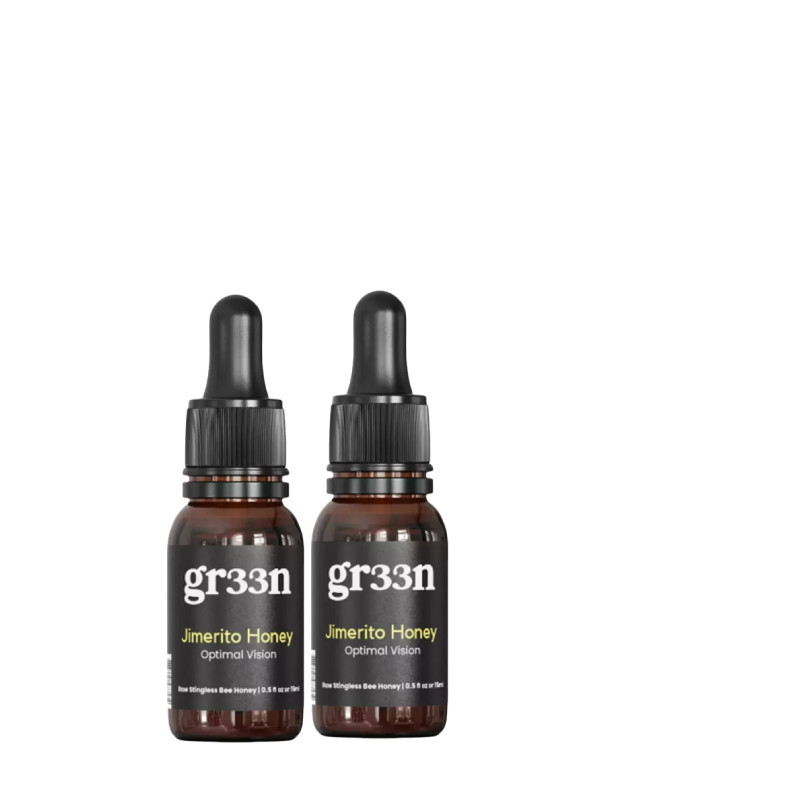 GR33N designed for Honey Jimerito Eye Health Care Drops Natural Liquid Support-