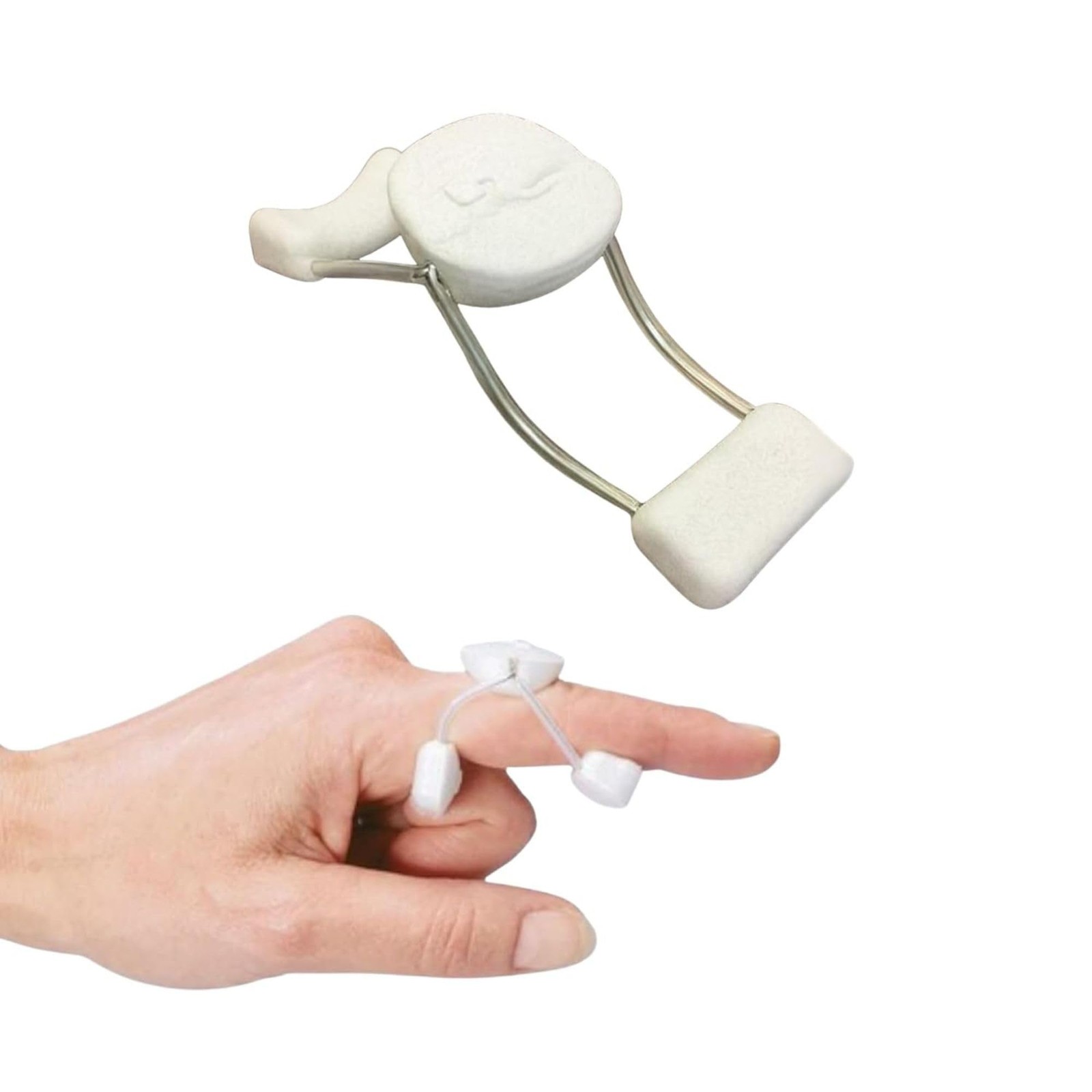 Rolyan Sof-Stretch Finger Extension Splint X-Small White Finger Brace