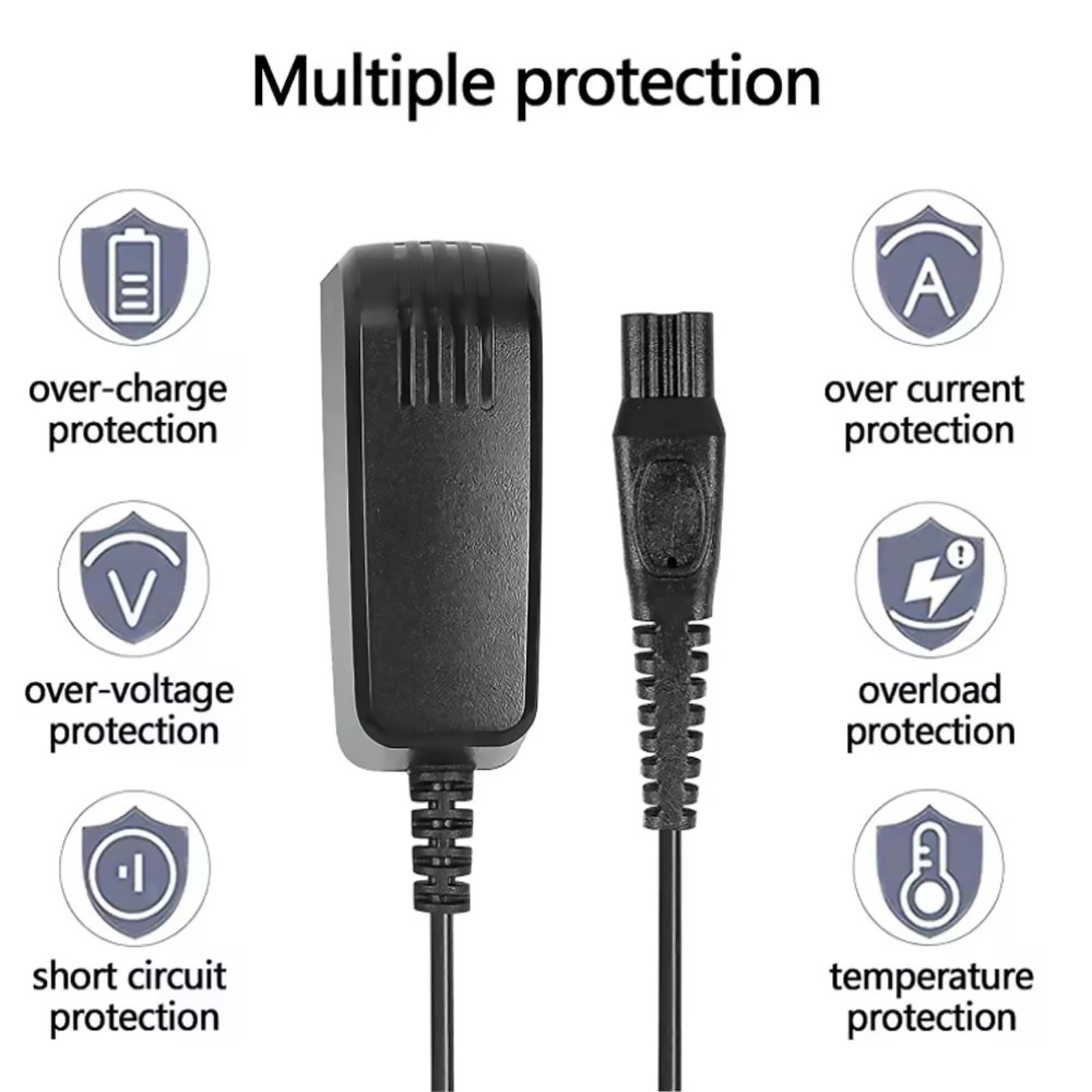 100-240V~0.3A 50/60HZ Input Charger Cord For Bodygroom: 3100 3200 5100 7100