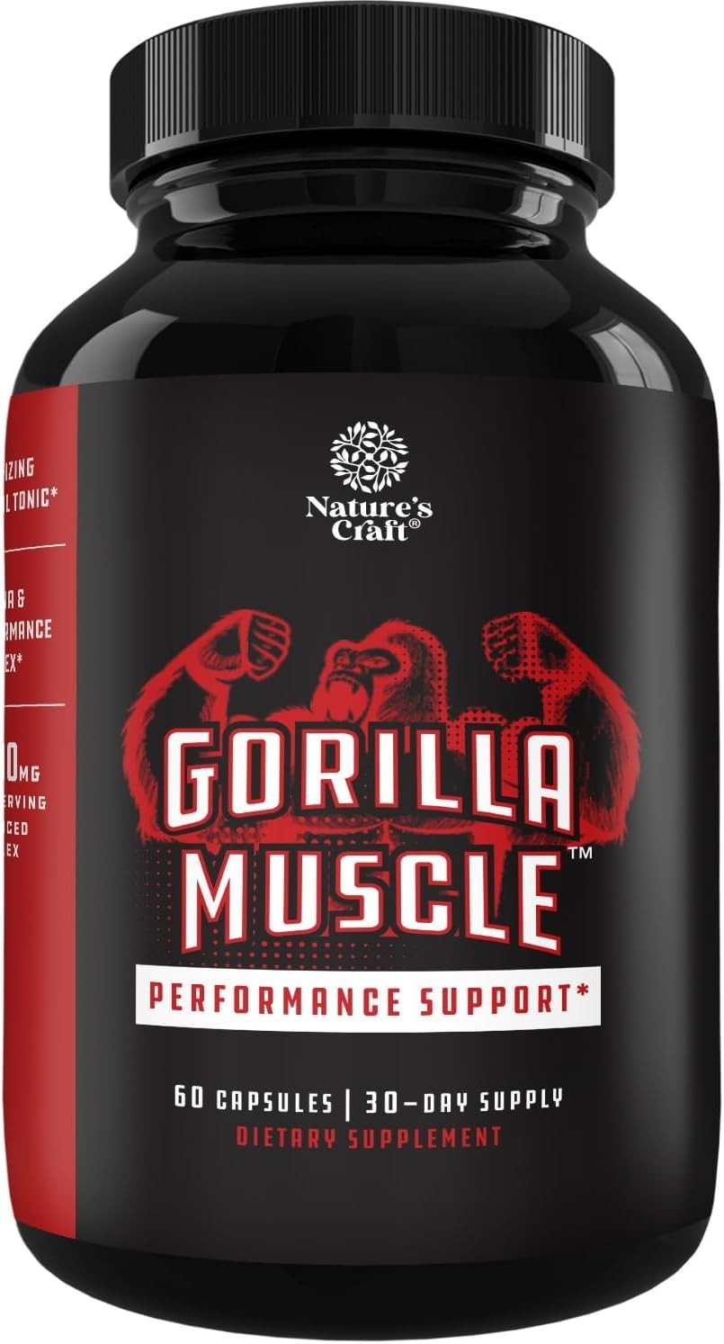 Legal STEROID ANABOLIC pills BULKING Testosterone Booster MUSCLE GROW, 60 cap