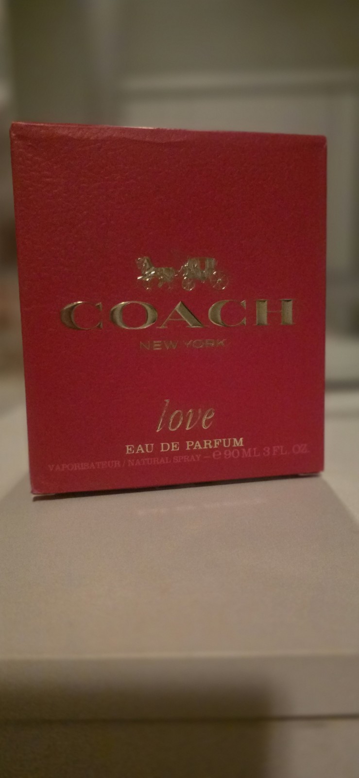 Coach New York Love Eau de Parfum Spray Fragrance, Regular Size 3 fl oz