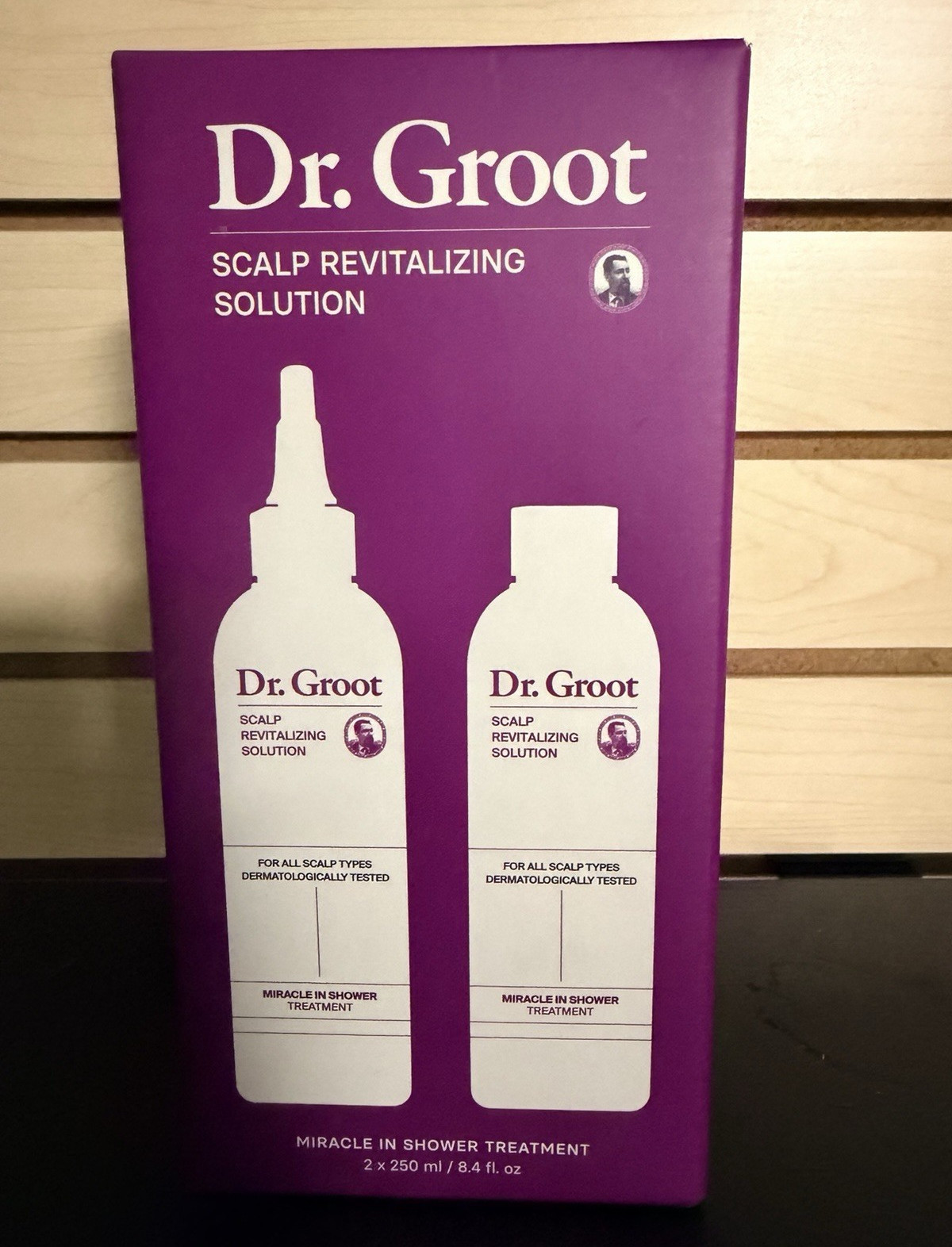 Dr. Groot Scalp Revitalizing Solution Miracle In-Shower Treatment 2x 8.4 fl oz