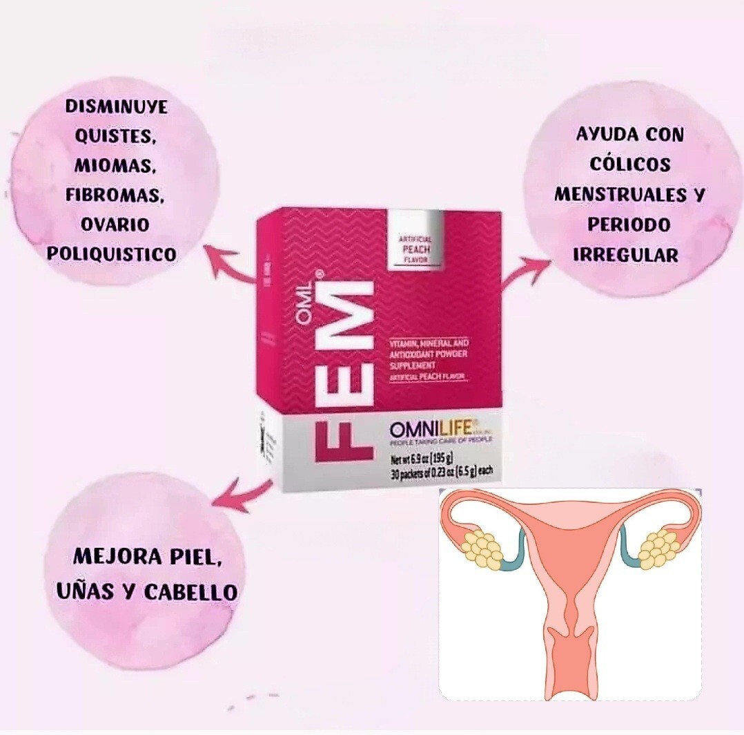 Kit Quistes, Miomas, Fertilidad 2- Oml Fem Y 1- Power GAIN para 1 Mes