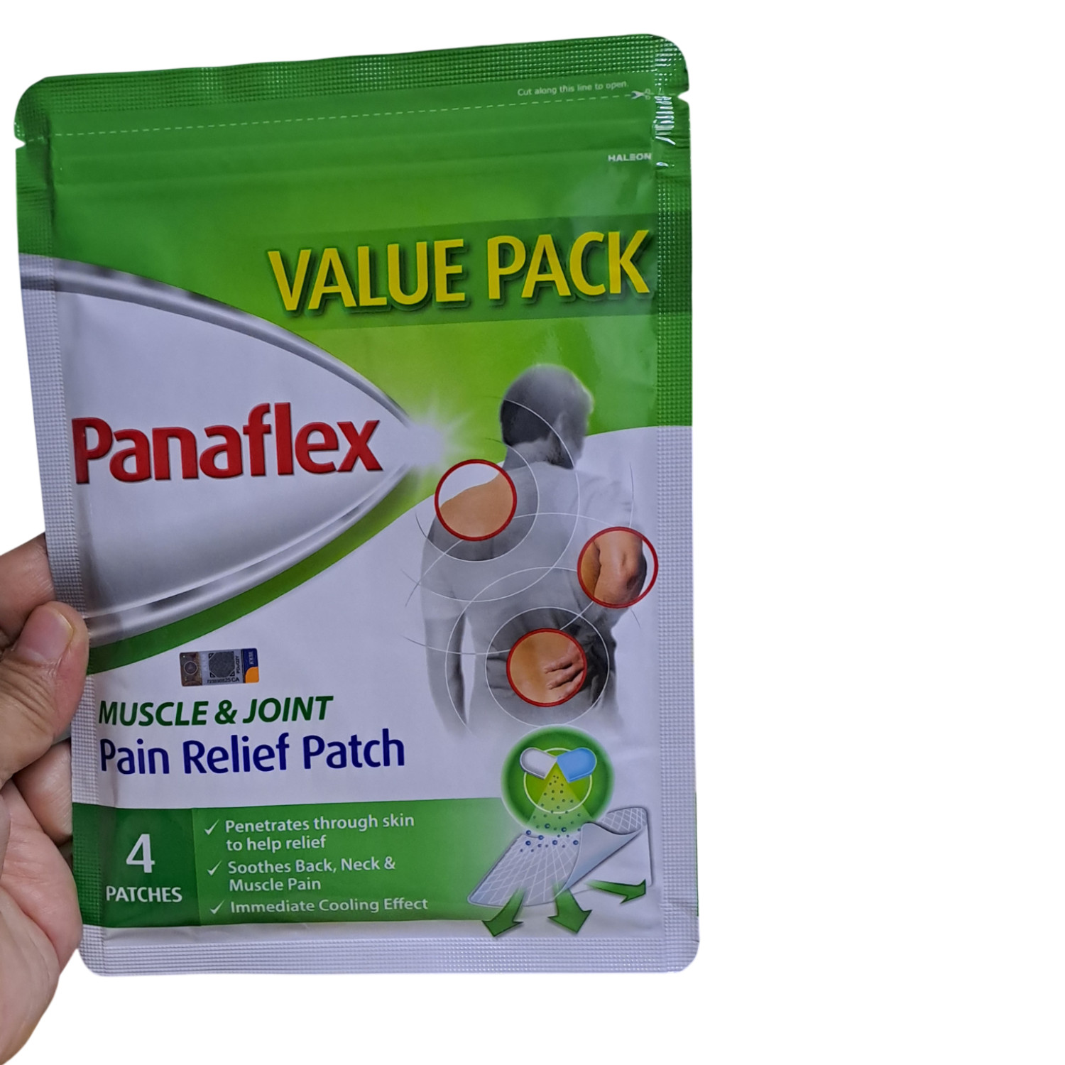 3 x Panaflex Pain Relief Patch 4’s Value Pack Muscle Joint Cooling Patch Relief