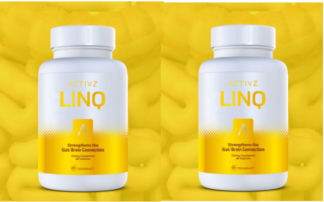 2 bottles ACTIVZ LINQ 60 Capsules Strengthens The Gut/brain Connection