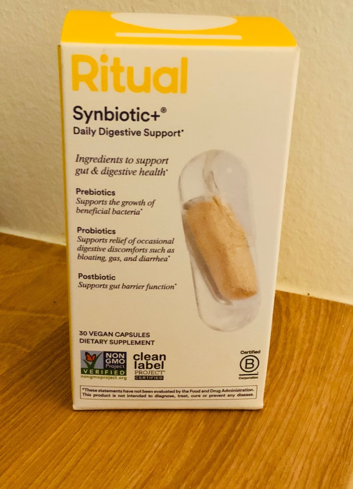 Ritual Daily Synbiotic – Digestive & Gut Health 60ct (30-Day) Fresh Ex 2027