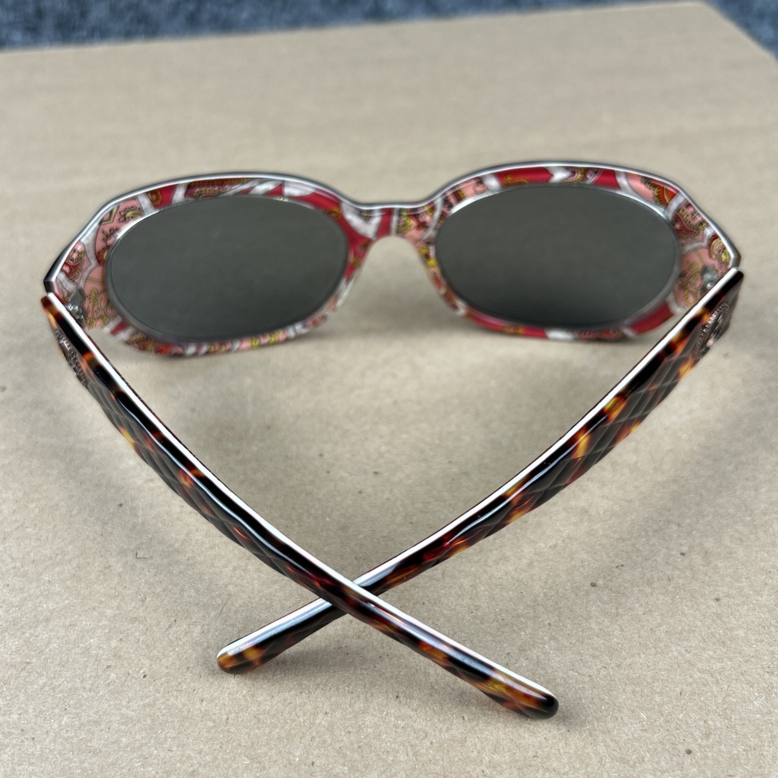 Vera Bradley Sunglasses Frames Only Rosy Posies Samantha 58-19-130. G149