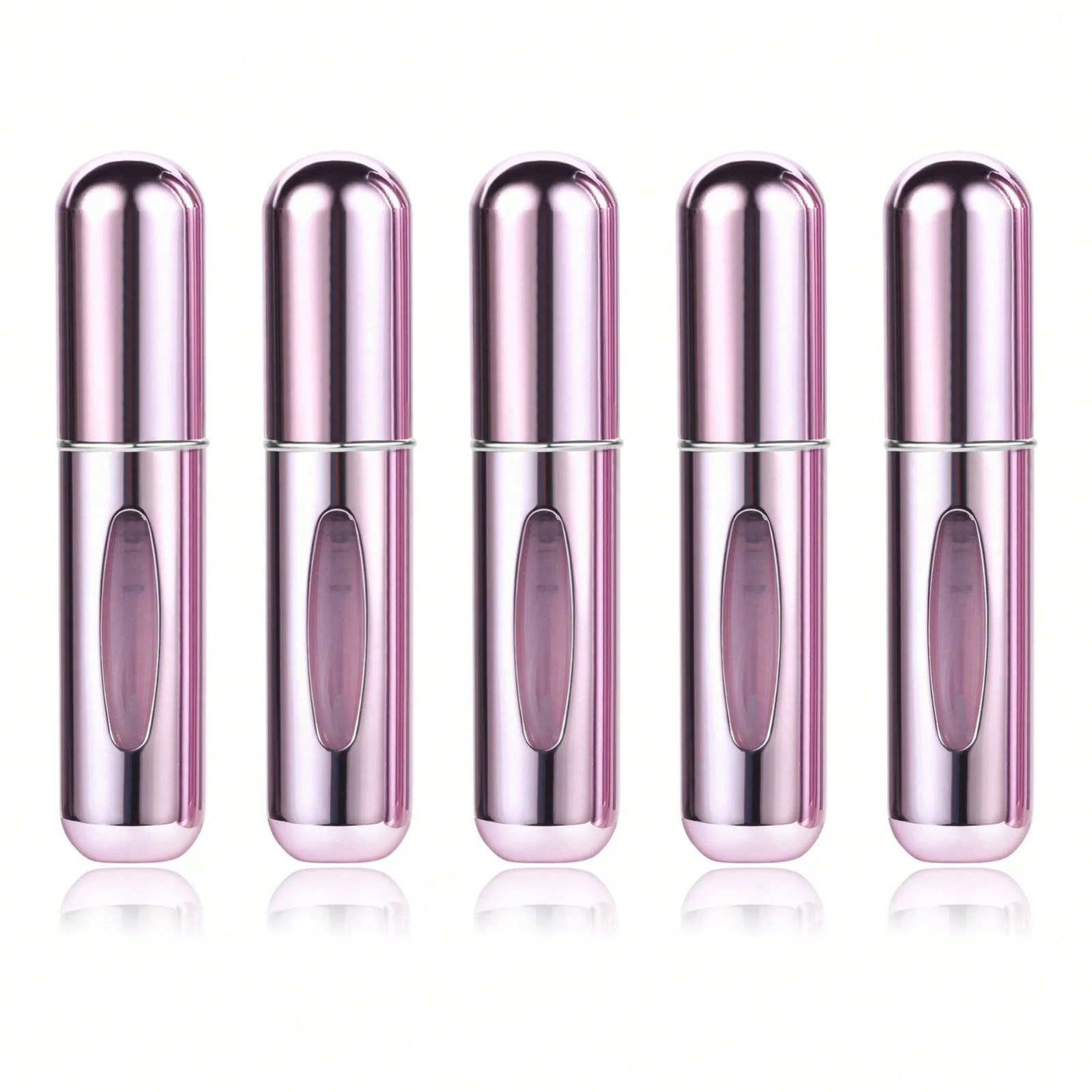 5/10Pcs Mini Travel Perfume Atomizer Bottle Spray Pump Case Refillable Portable