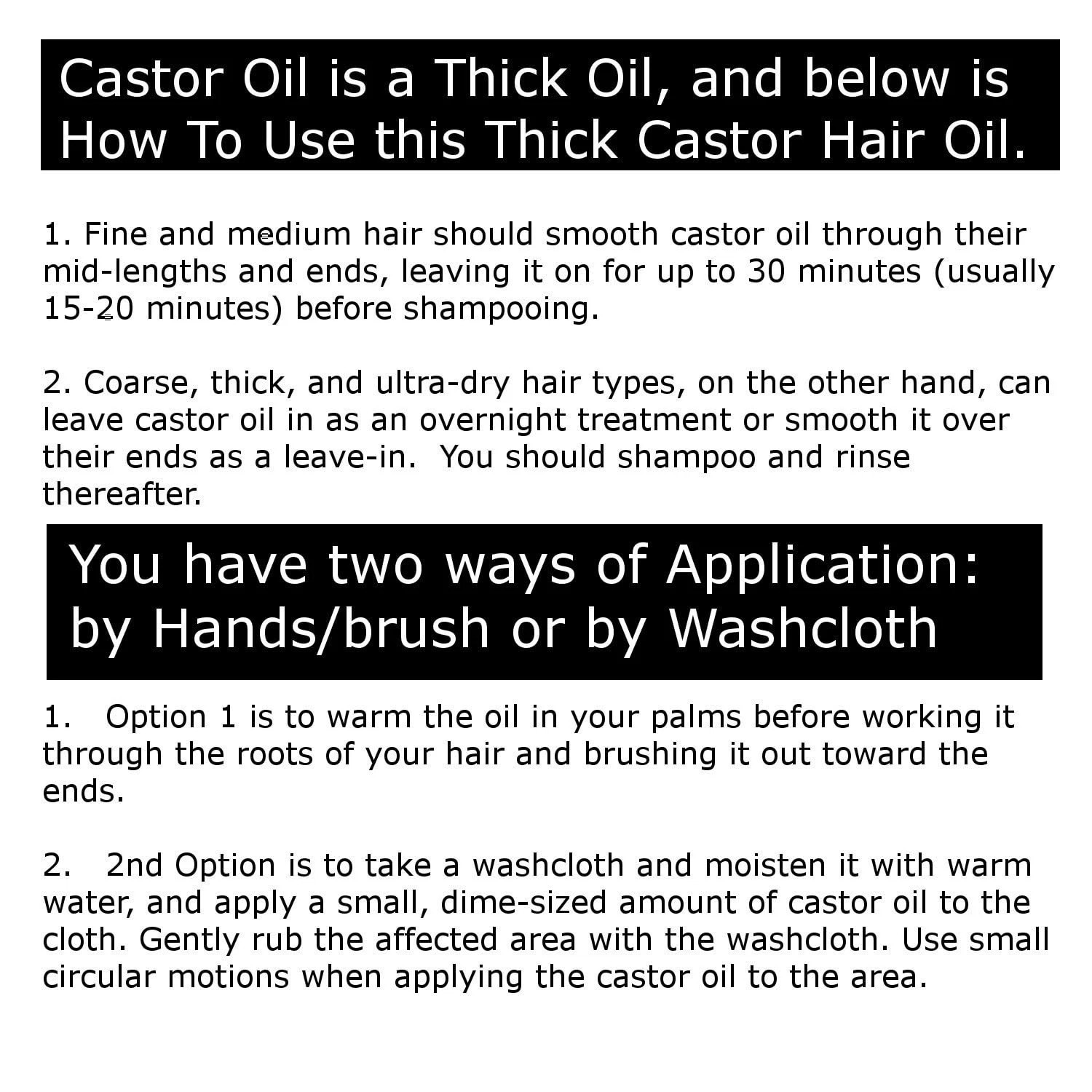 Cold-Pressed Organic Castor Oil in Glass Bottle – 16 Fl Oz – 100% Pure and Natur