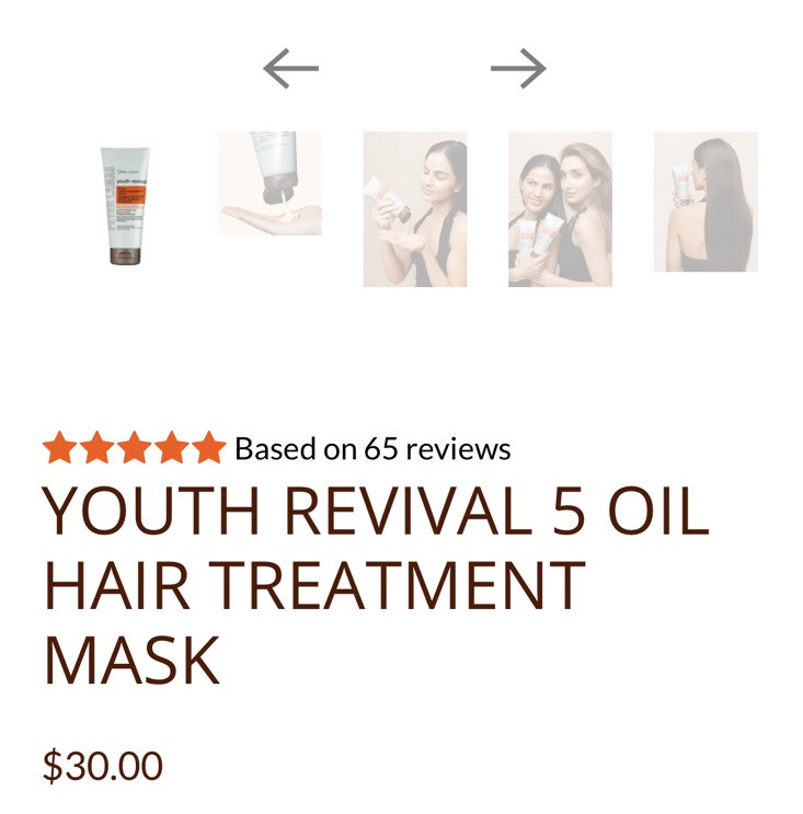 Peter Lamas Youth Revival 5 Oil Hair Treatment Mask 6.7oz/198mL FULL SZ SEAL $30