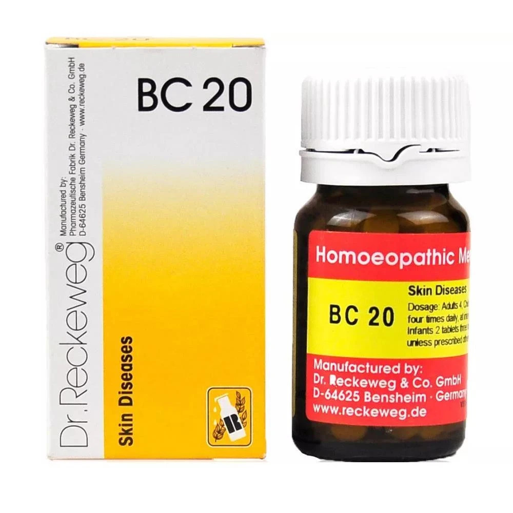 Dr Reckeweg BC 20 (Bio-Combination 20) Tablets 20g Pack of 2 FREE SHIPPING
