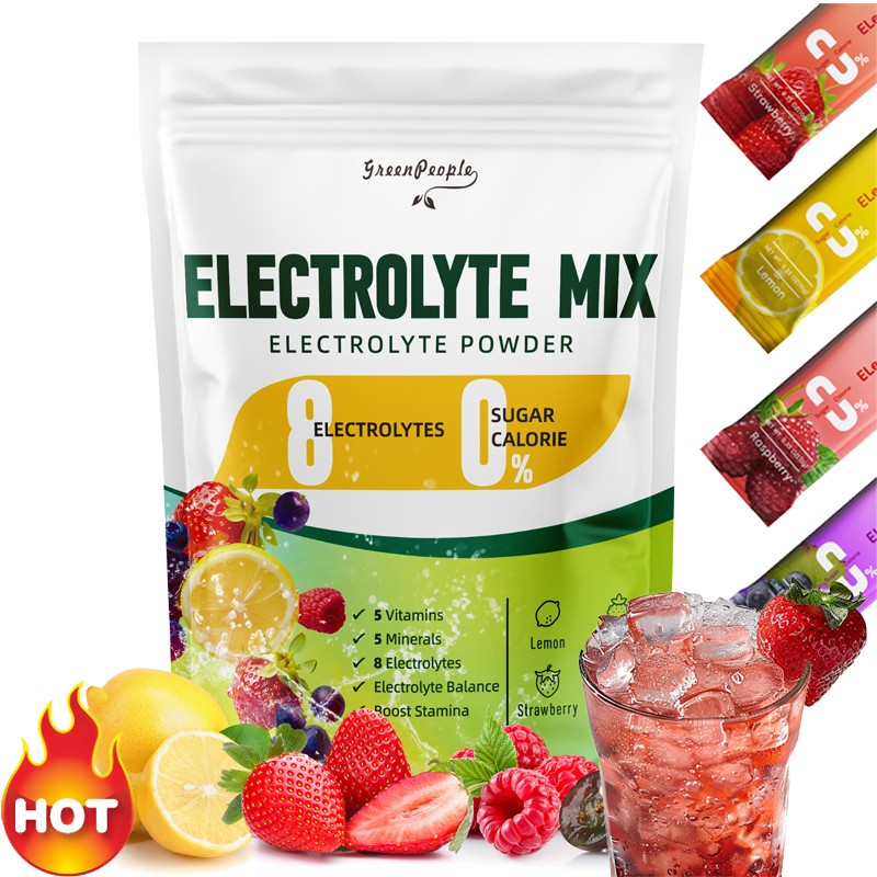 Electrolytes Powder No Sugar -Sugar Free Hydration Electrolyte Packets 16 Sticks