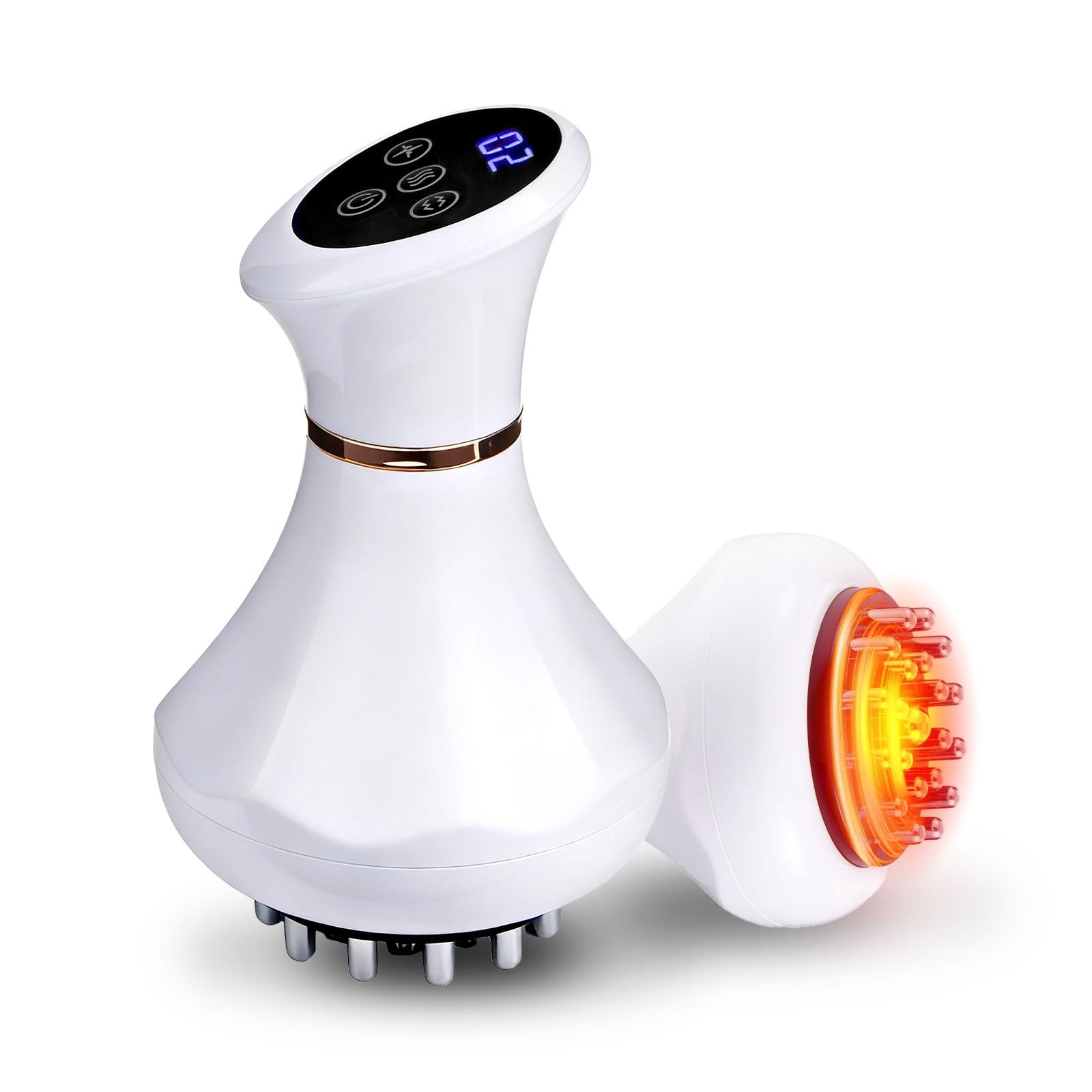 Fufadade Lymphatic Drainage Massager4-In-1 Electric Body Sculpting Brushhelps